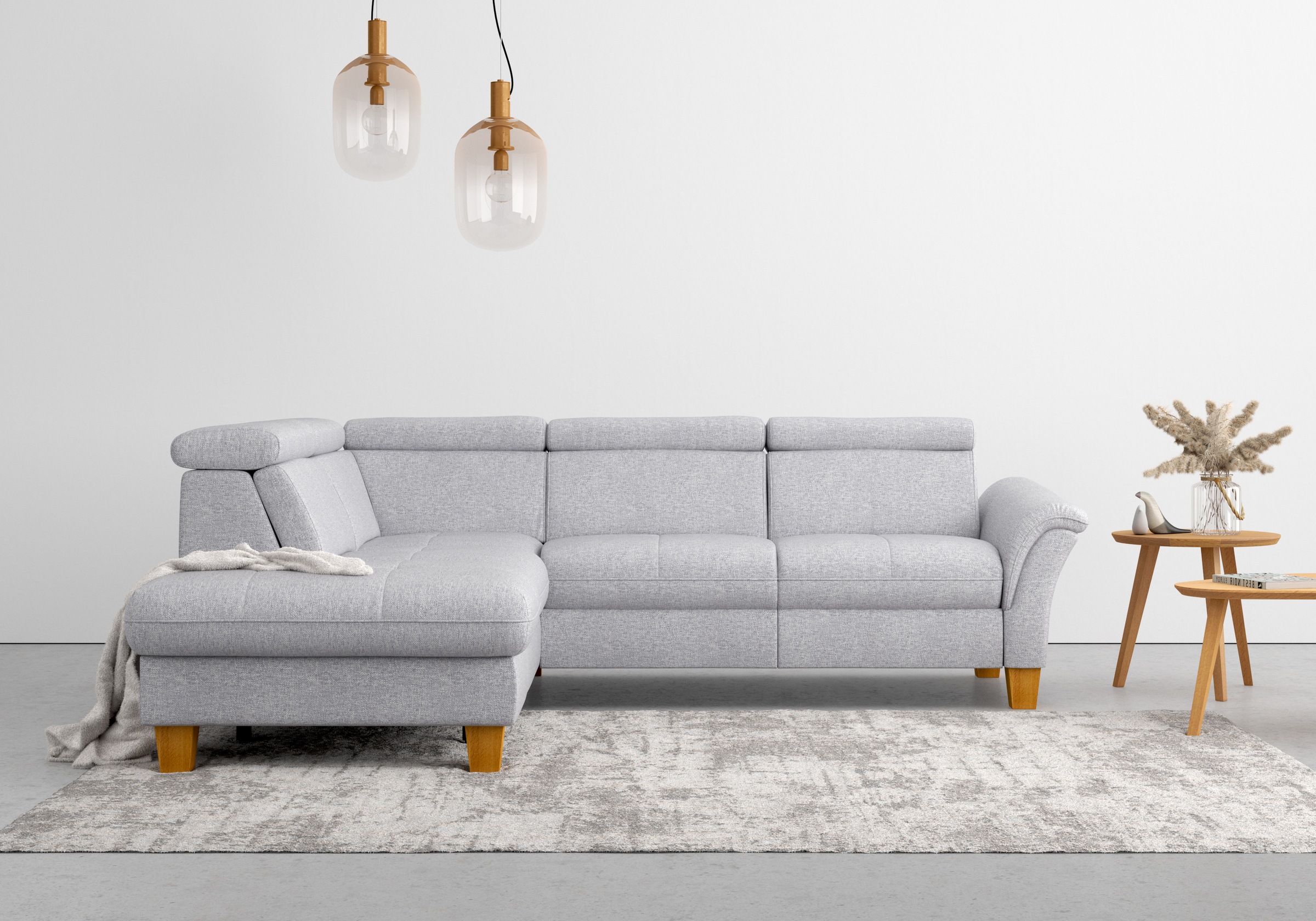 Home affaire Ecksofa »Lindgren L-Form«, wahlweise mit TV-Funktion, Stauraum und Kopfteilverstellung