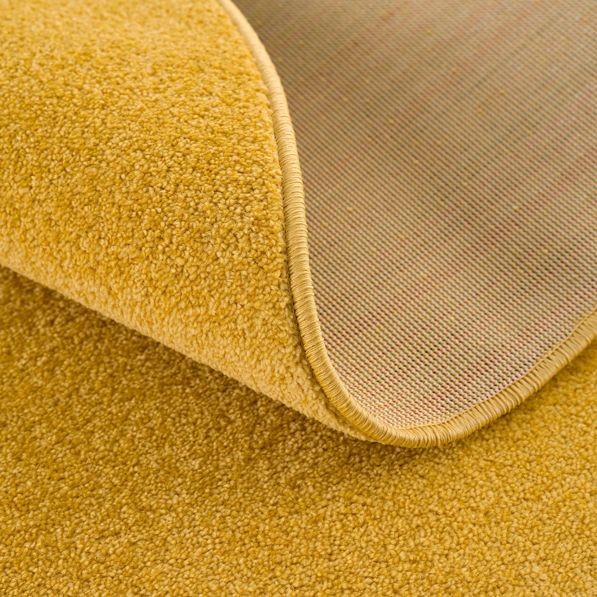 Sanat Teppich »Uni«, rund, 13 mm Höhe, robuster Kurzflorteppich, große Farbauswahl, Wohnzimmer, alle Räume
