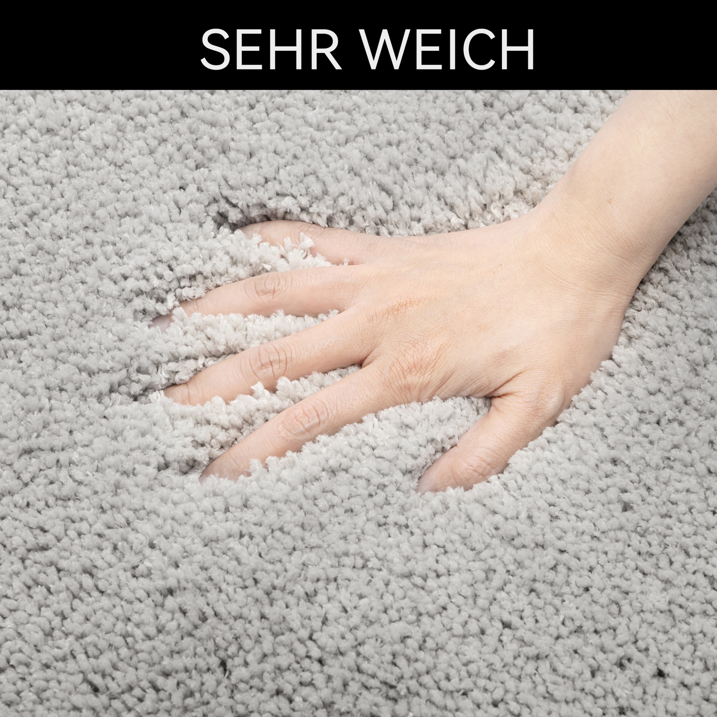 OTTO home Badematte »Sanremo Premium, Badvorleger, Badezimmer Teppich, sehr weich« Höhe 35 mm rutschhemmend beschichtet fußbodenheizungsgeeignet | schnell trocknend Badteppich, unifarben, rechteckig & als 3-tlg. Set erhältlich