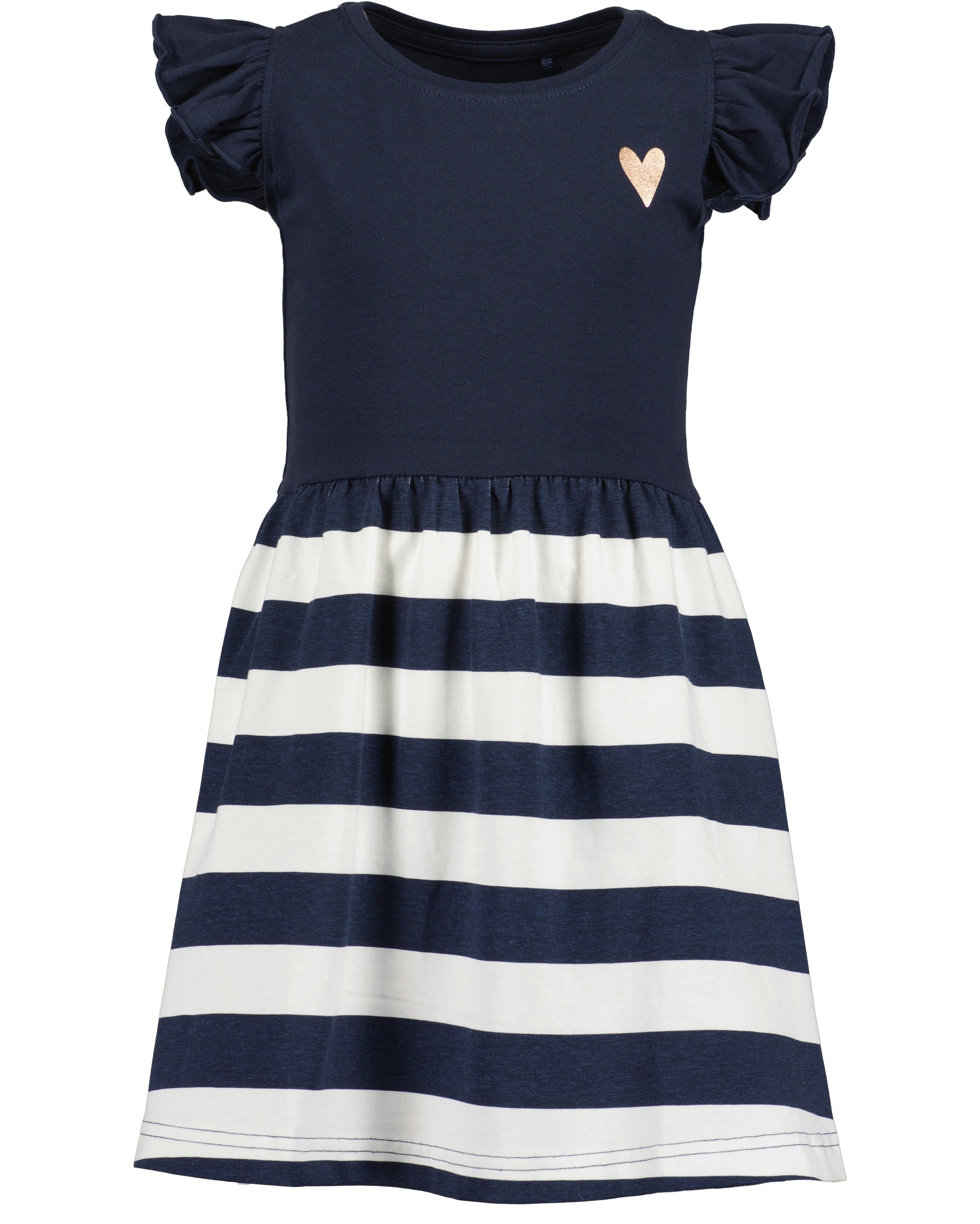 BLUE SEVEN Jerseykleid im maritimen Look NACHTBLAU ORIG 92 - N-Gr N-Gr 92 Bequemes Shirtkleid von BLUE SEVEN