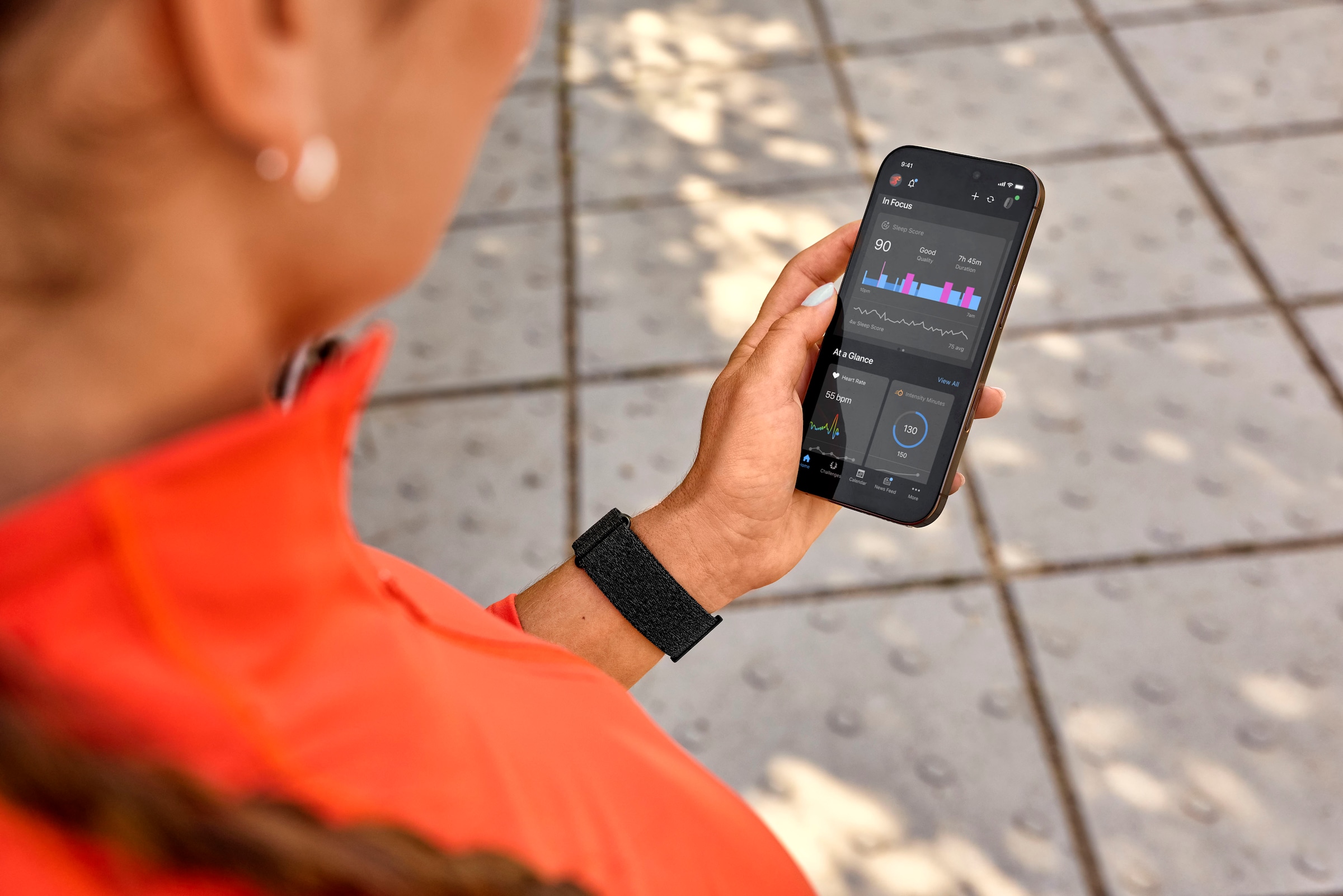 Garmin Fitness-Tracker »Cirqa Smart Band L/XL« Für Handgelenkumfang von 14,5cm bis 24cm