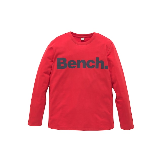 Bench. Langarmshirt »Basic«, in melierter Optik online kaufen