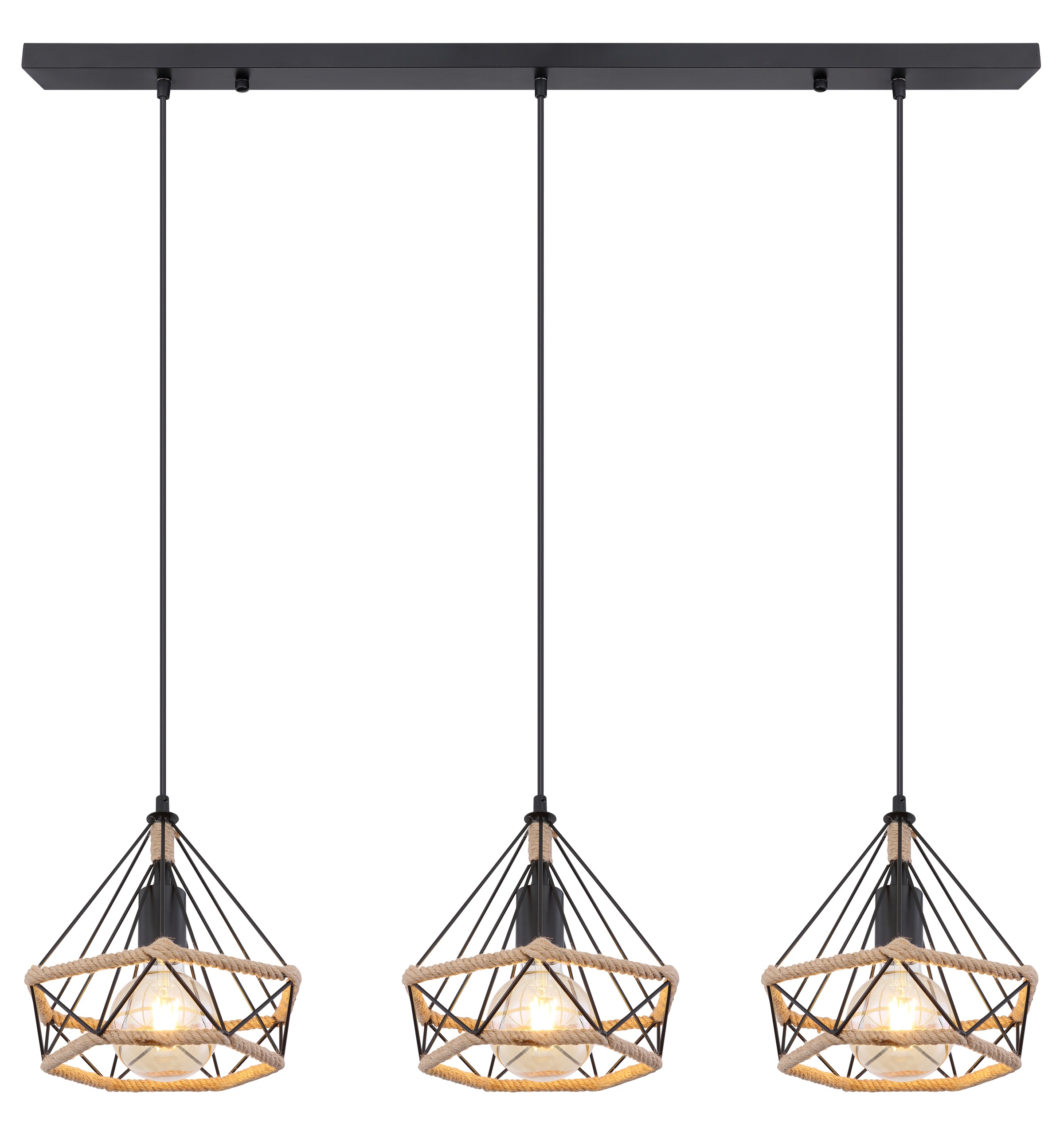 GLOBO LIGHTING Hängeleuchte »ULLEU« E27 Hängelampe/Pendelleuchte/Esszimmer/ günstig online kaufen