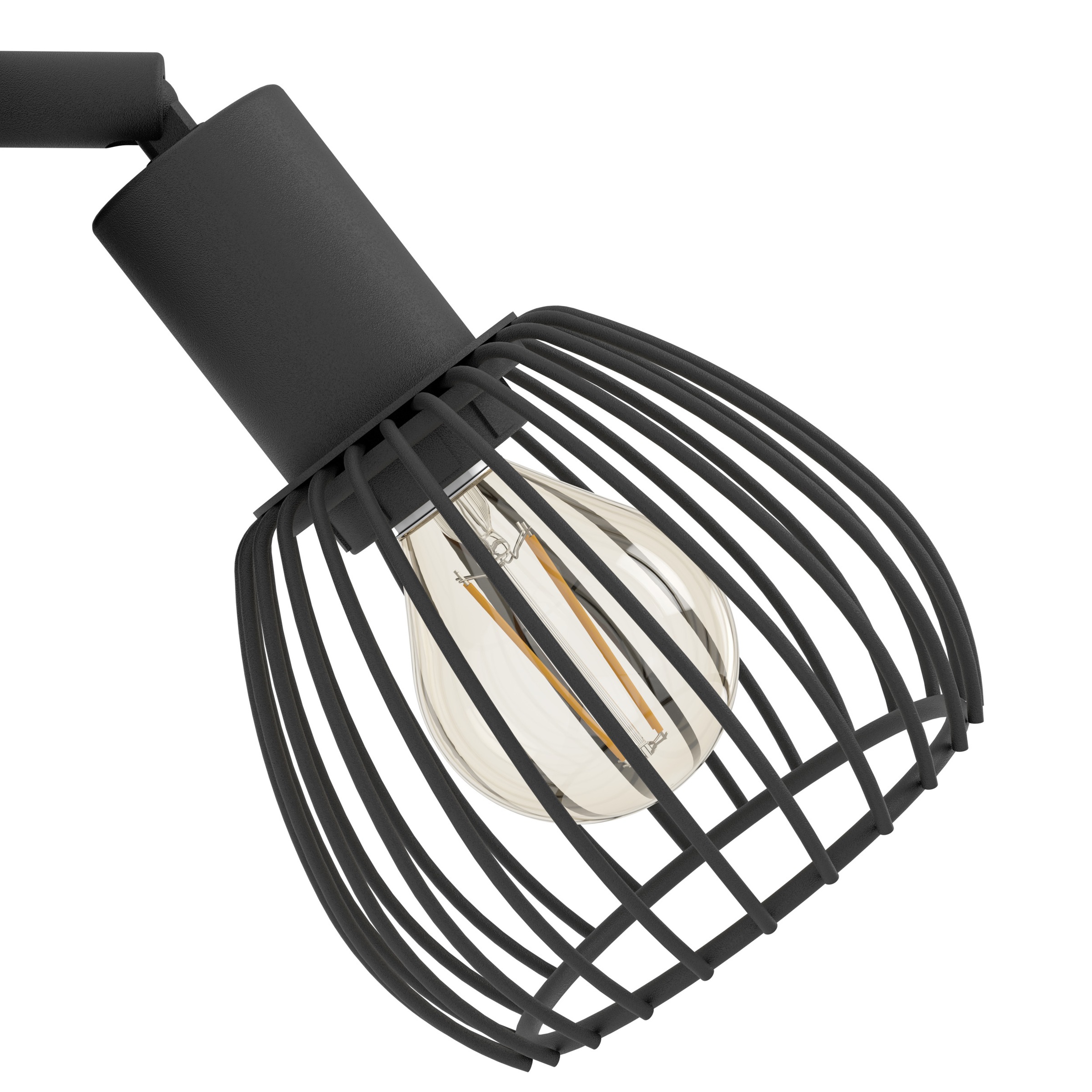 EGLO Deckenspot »SONNINO Spotlampe - Stahl - E14 - 1X40W - IP20« E14 1 Stk. Wandleuchte, Wandspot, schwenkbar, Strahler, L9,5 x B9,5 x AL18,5 cm