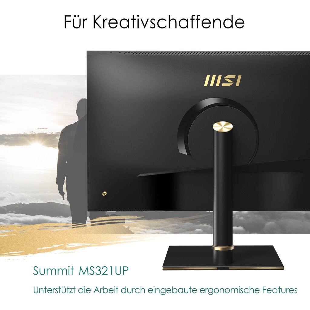 MSI LED-Monitor »Summit MS321UP«, 81 cm/32 Zoll, 3840 x 2160 px, 4K Ultra HD, 4 ms Reaktionszeit, 60 Hz