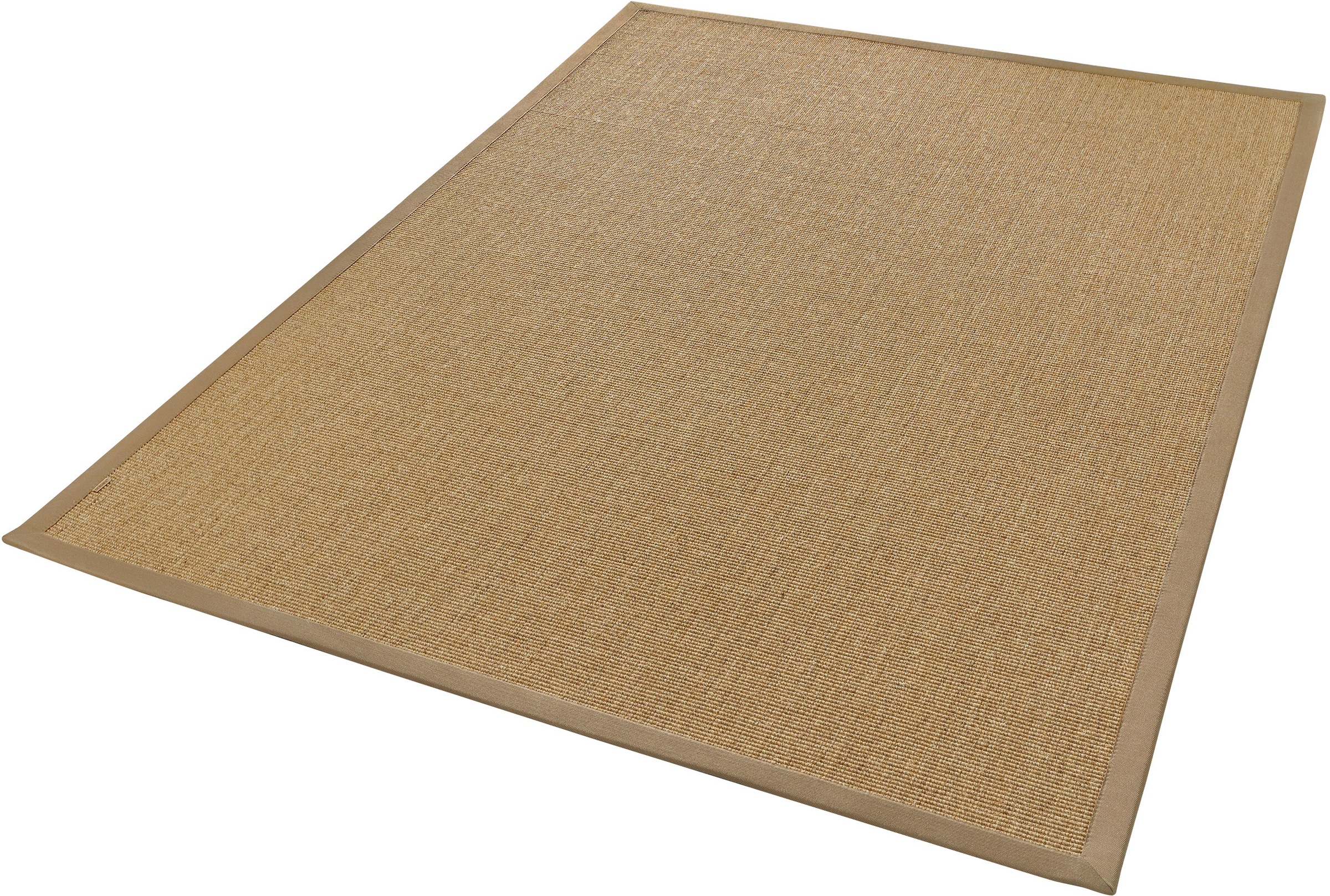 Dekowe Sisalteppich »Mara S2 mit Bordüre«, rechteckig, 5 mm Höhe, Flachgewebe, Material: 100% Sisal, Wohnzimmer