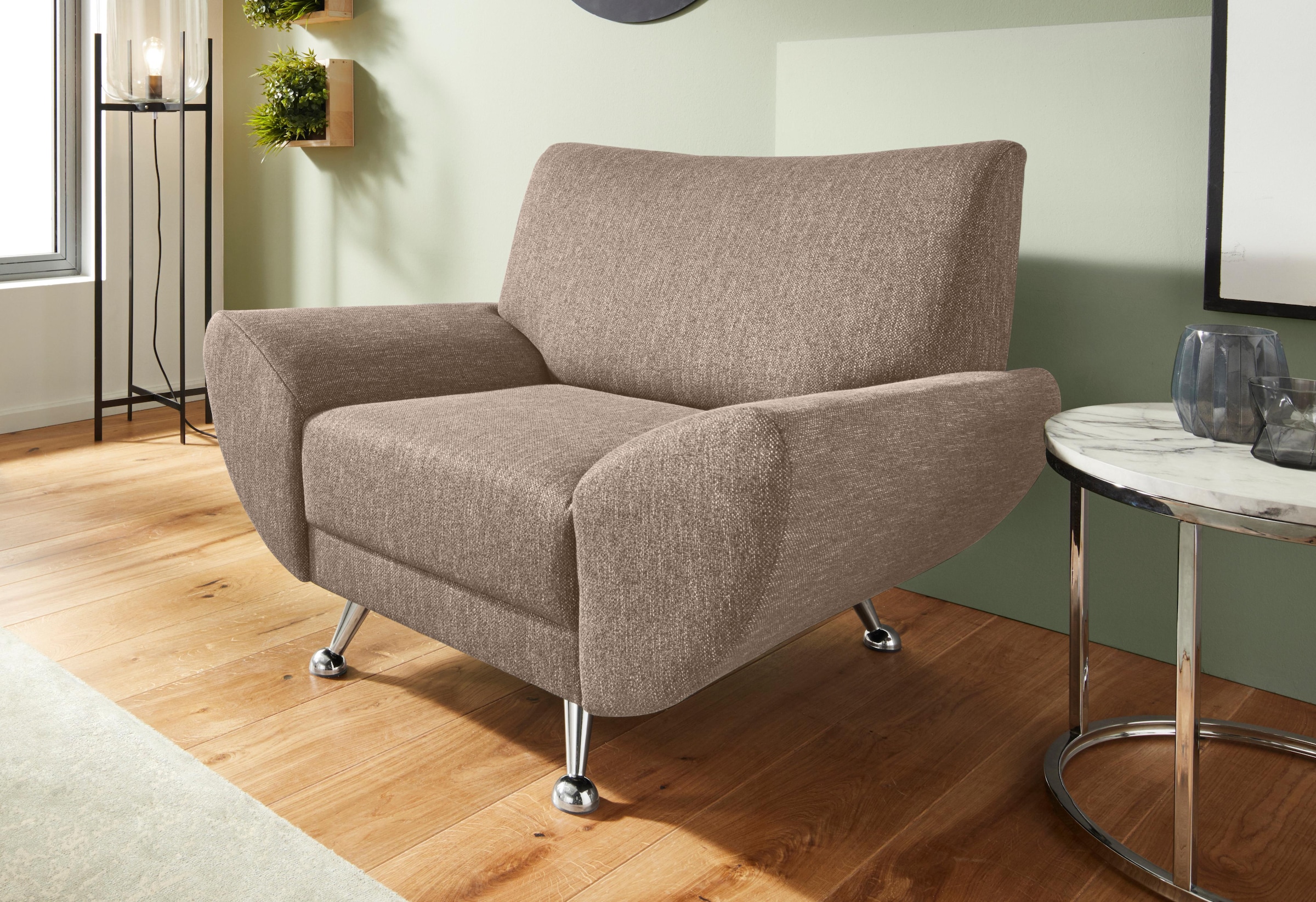 Home affaire Sessel »Saltare elegant und komfortabel, toller Designfuß« günstig online kaufen