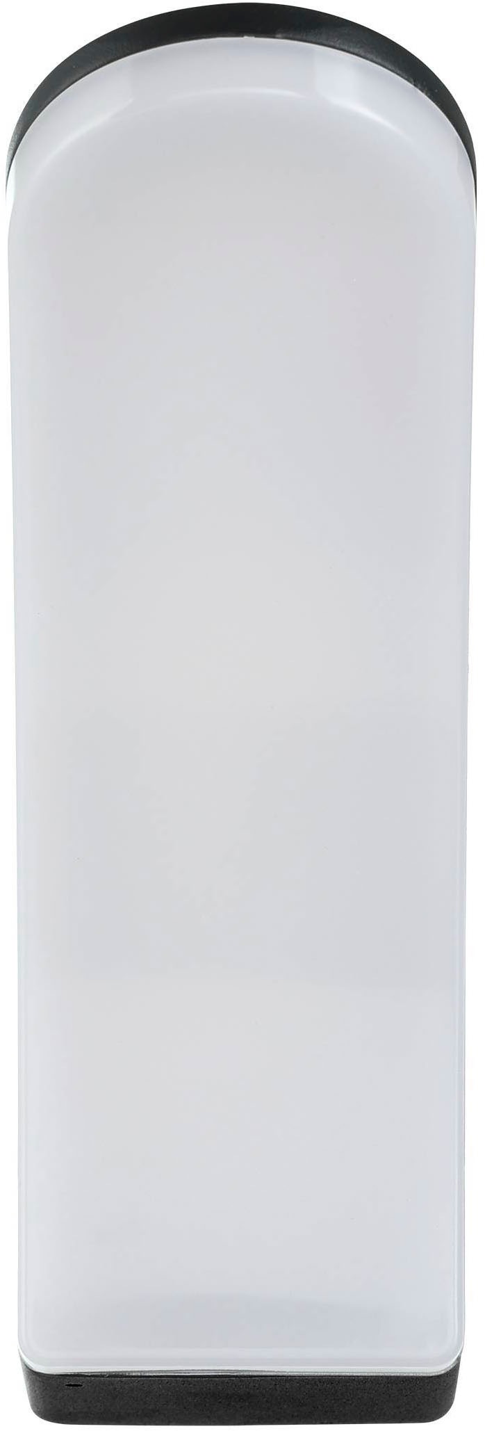 EGLO Wandleuchte »Fiumicino Außen-Wandlampe, Außenleuchte, Alu und Kunststoff, IP44« LED-Modul 1 Stk. Warmweiß Wand-/Deckenleuchte - L7 x H18 x AL19 cm - schwarz - 11,5W inkl.