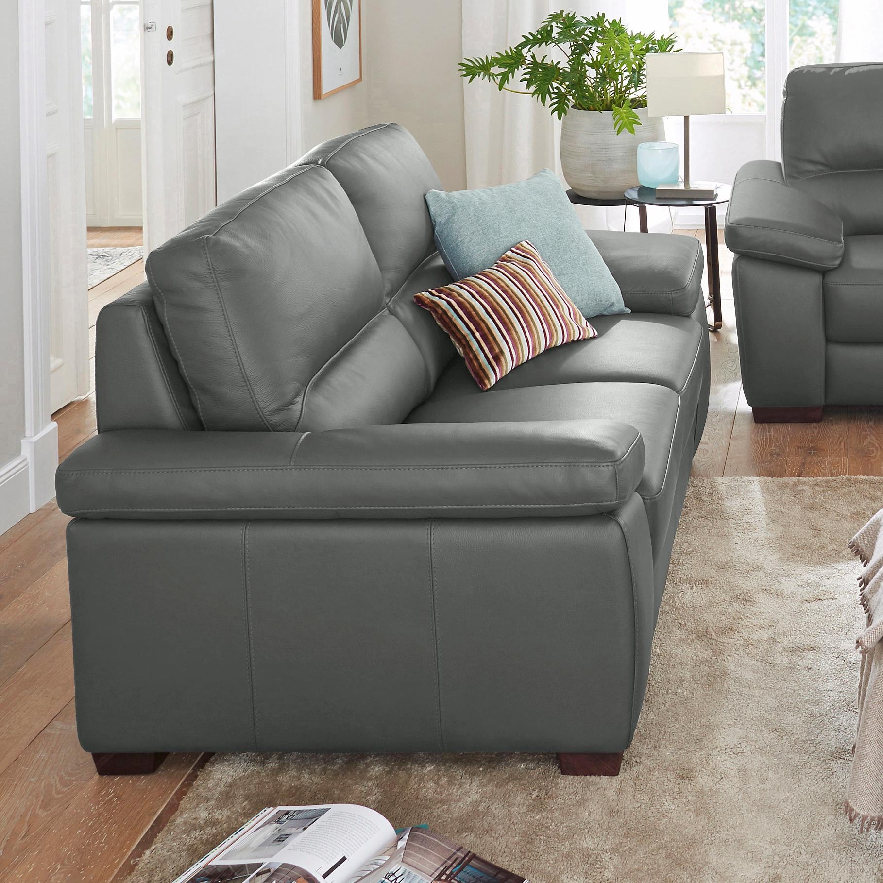 CALIA ITALIA 3-Sitzer »Gaia, hochwertiges Ledersofa mit erstklassigem Sitzk günstig online kaufen