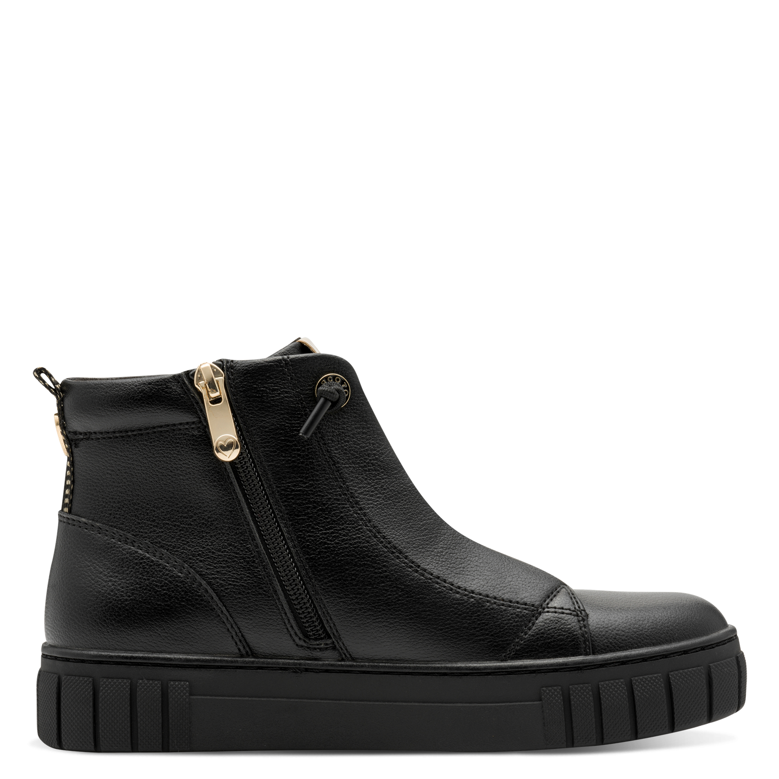 MARCO TOZZI Sneaker, Plateau, Boots, High Top-Sneaker mit elastischem Schnürsenkeln