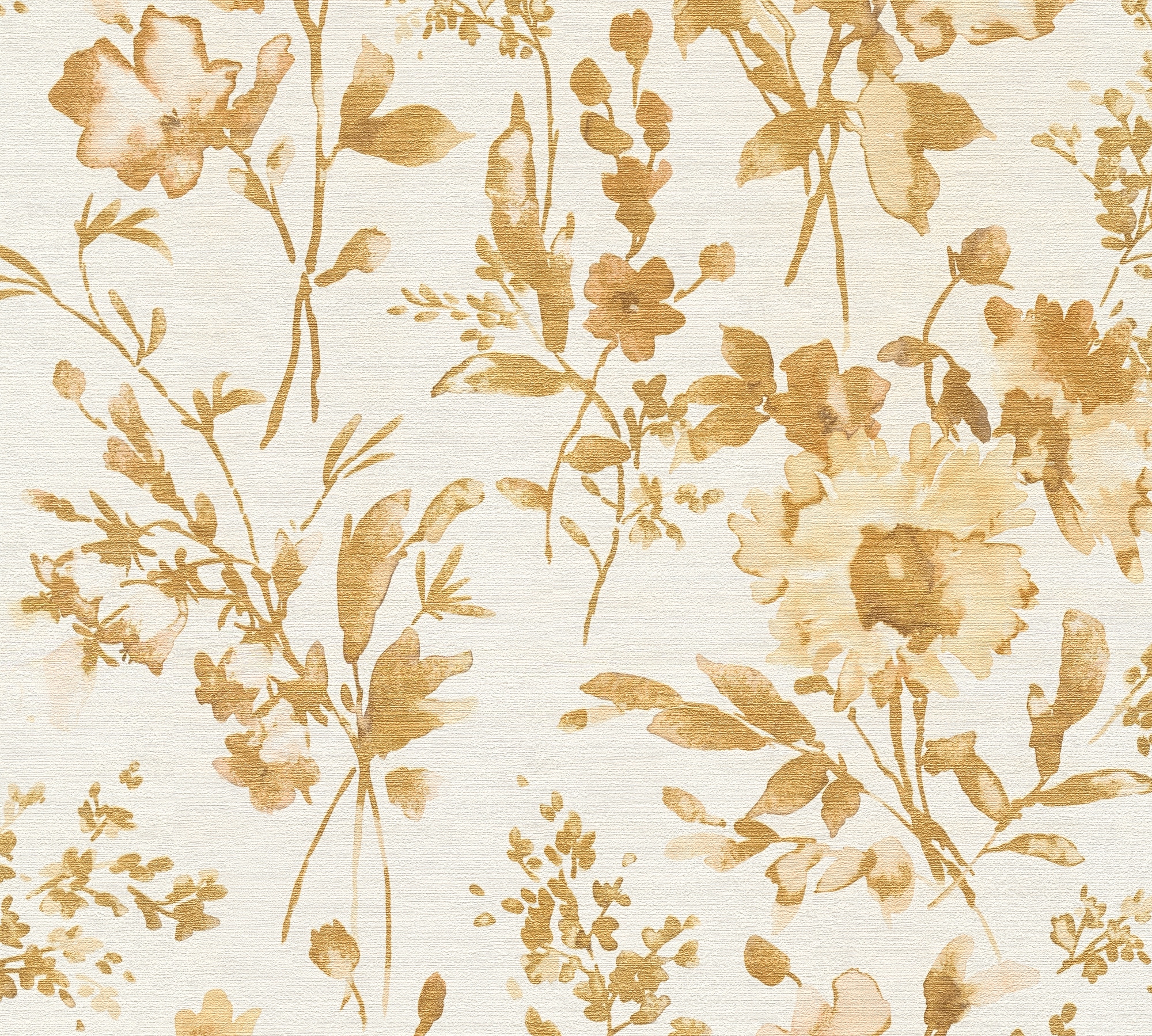 CosmoLiving by Cosmopolitan Vliestapete »Petal Poetry – Aquarell-Blumentapete« matt strukturiert Zarte Aquarellblüten für stilvolle Wohnräume