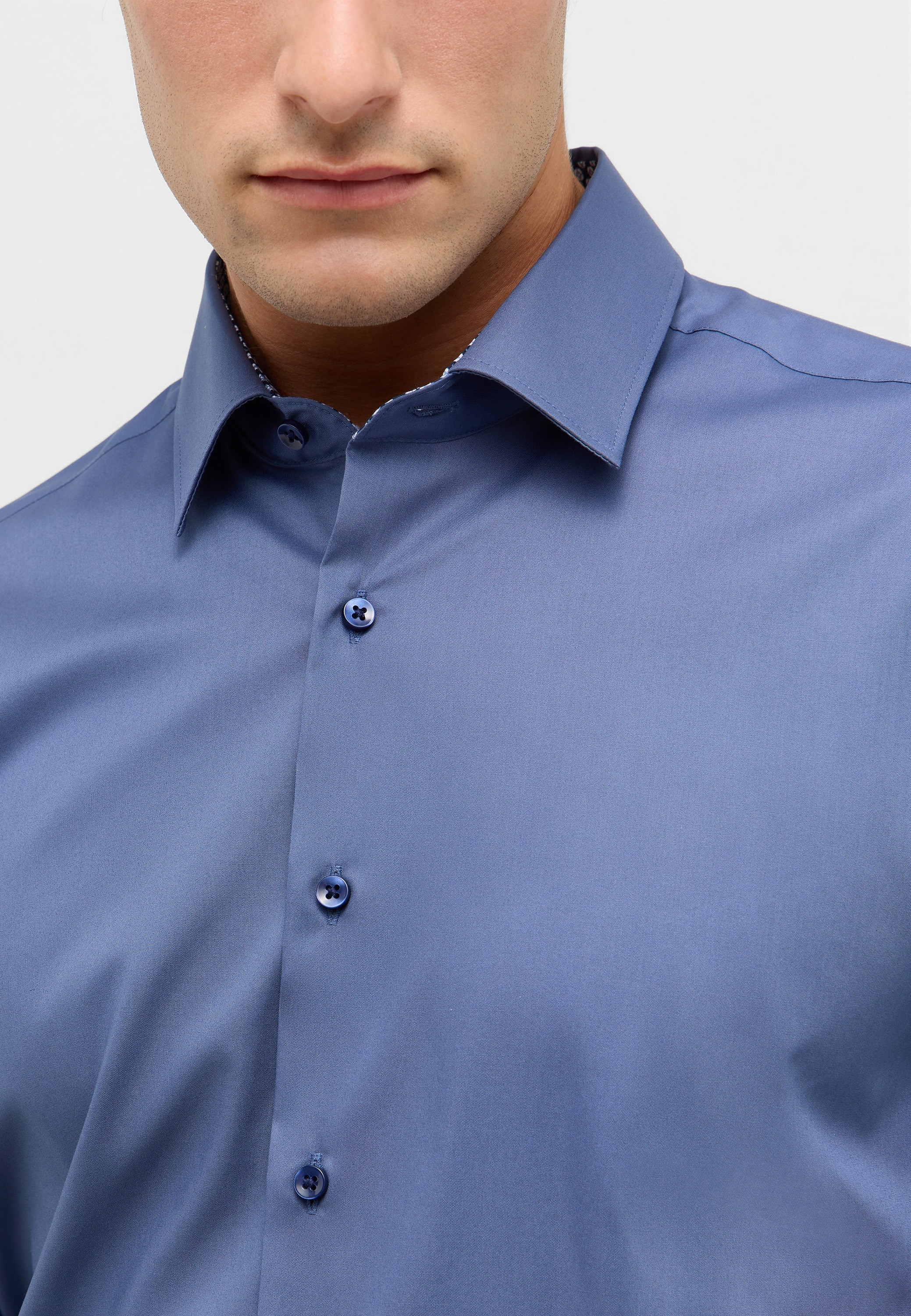 Eterna Langarmhemd »SLIM FIT«, NON IRON (bügelfrei)