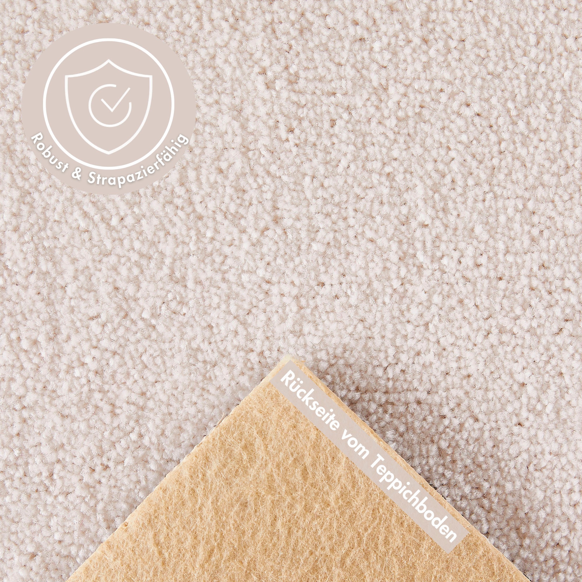 Andiamo Teppichboden »Sophie, Frisee-Velours, Made in Netherlands«, rechtec günstig online kaufen