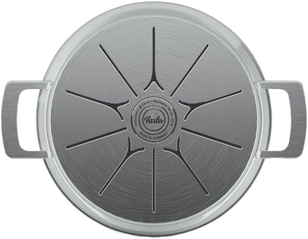 Fissler Topf-Set »Phi Collection«, Edelstahl 18/10, (Set, 5 tlg., Kochtopf 16/20/24cm; Bratentopf 20cm; Stielkasserolle 16cm ohne Deckel), cookstar Allherdboden; Edelstahl 18/10; Made in Germany