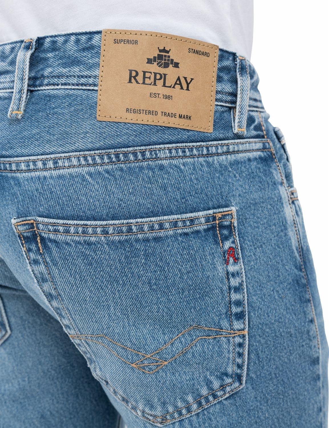 Replay Straight-Jeans »GROVER«, in vielen verschiedenen Waschungen, mit Stretch
