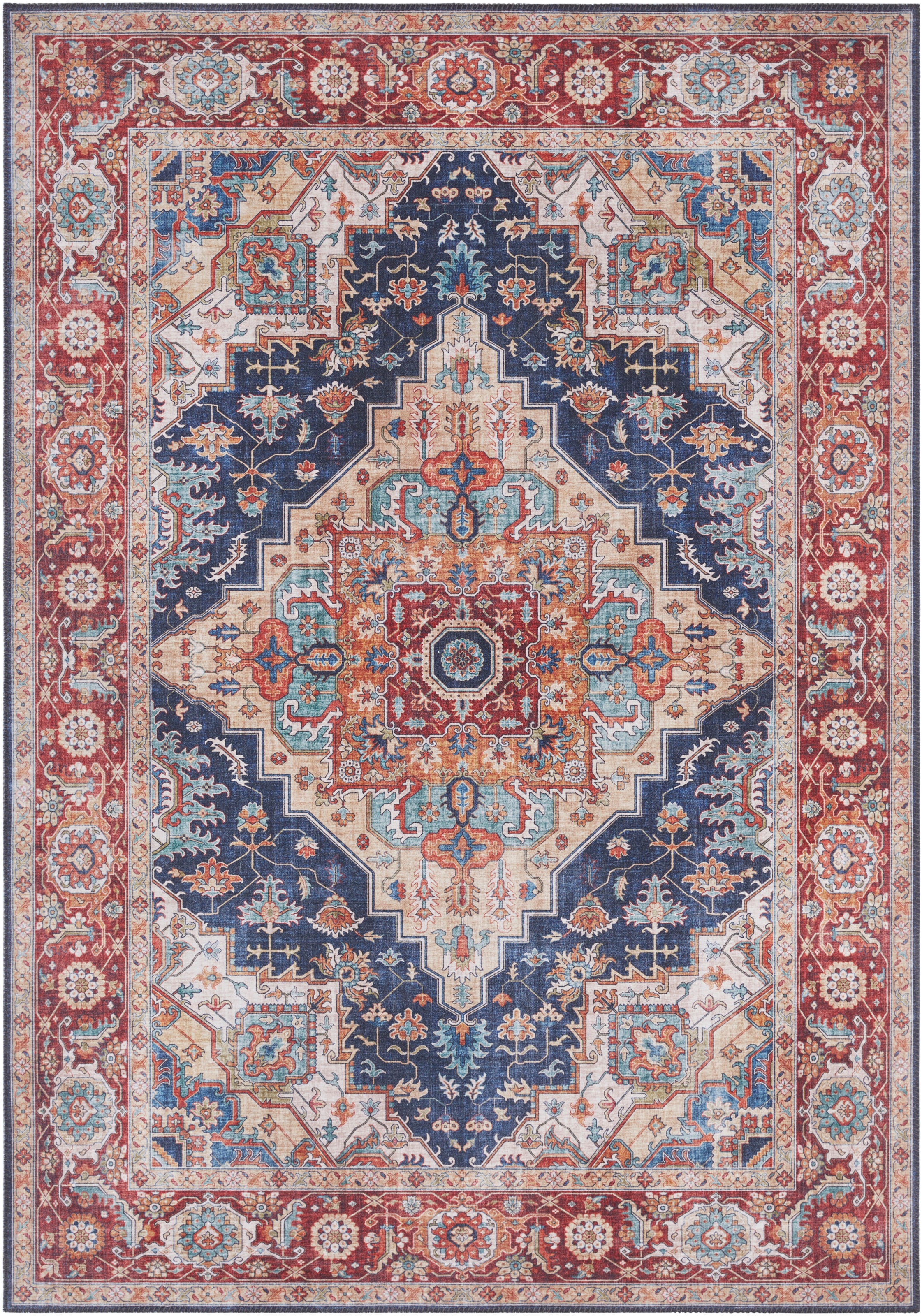 NORTHRUGS Teppich »Sylla«, rechteckig, 5 mm Höhe, Orientalisch, Läufer, Vin günstig online kaufen