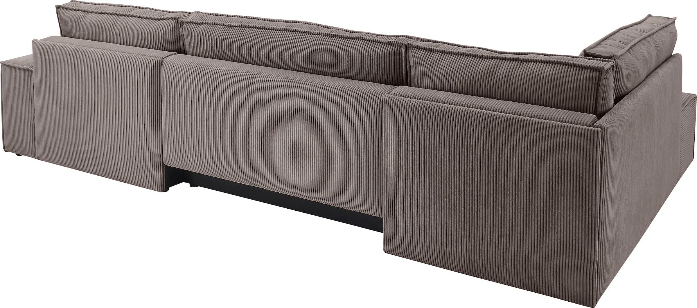 Home affaire Wohnlandschaft »SHERWOOD 329 cm, U-Form, Schlafsofa,«