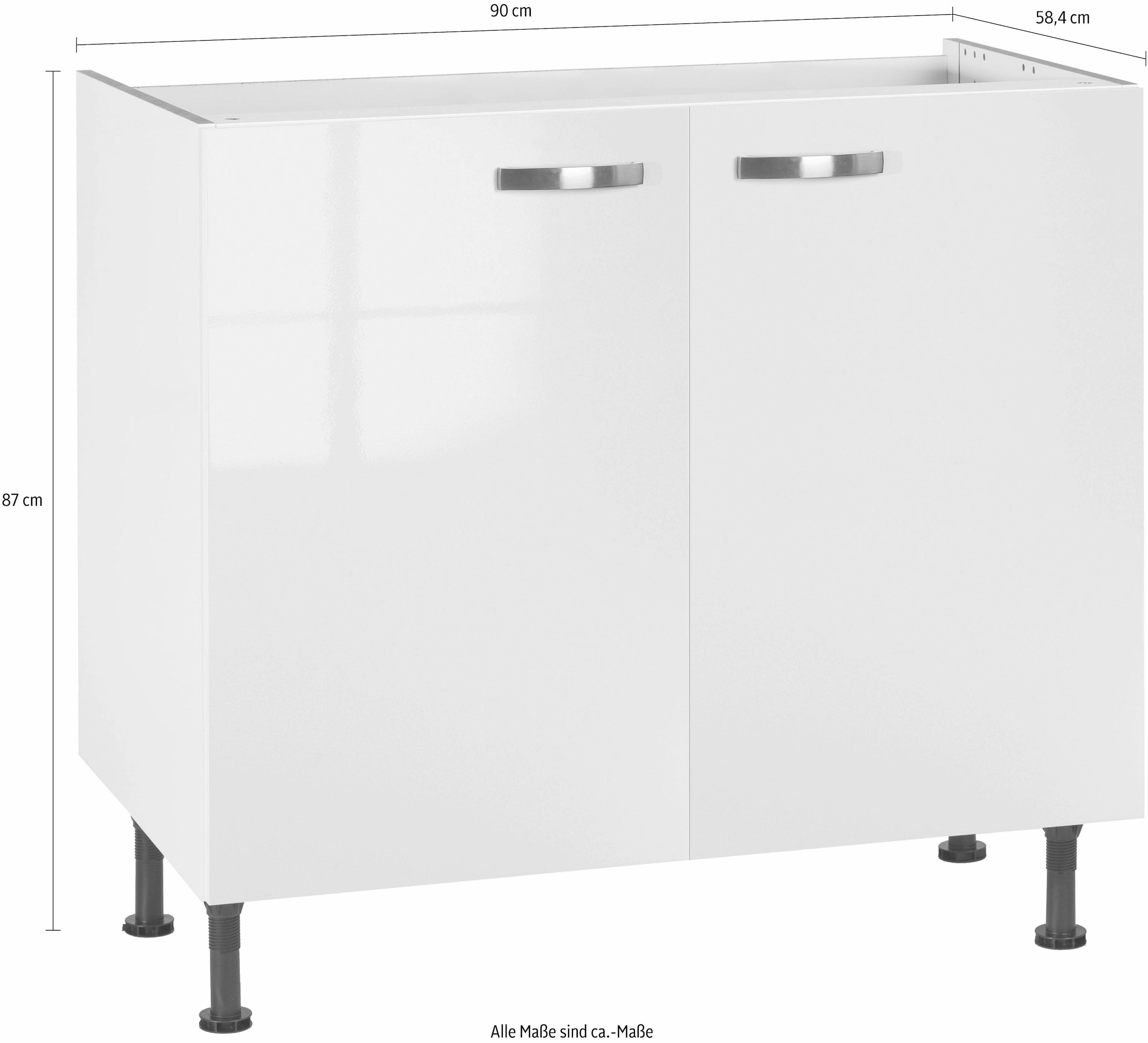 OPTIFIT Spülenschrank »Cara«, Breite 90 cm