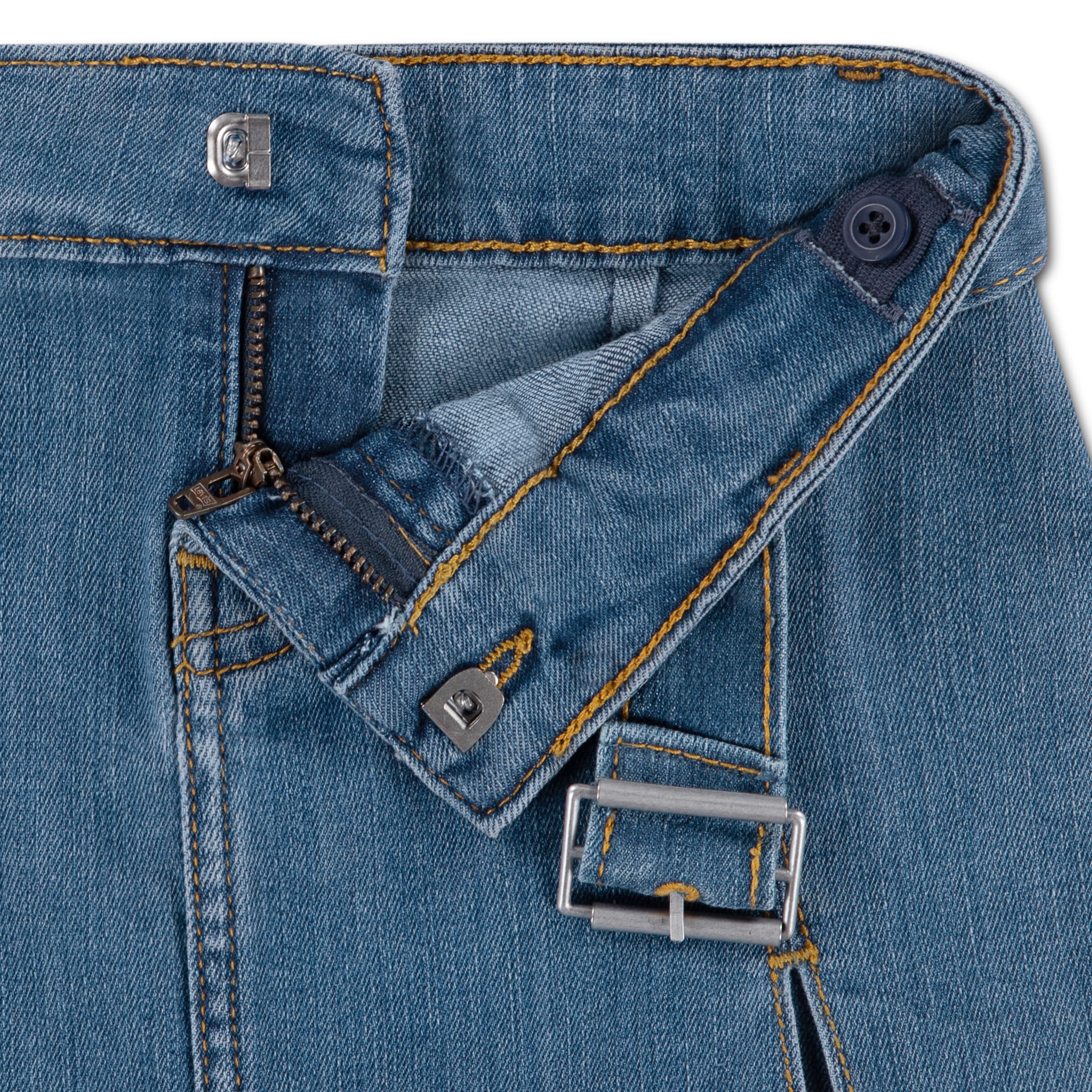 Levi's® Kids Skort »LVG PLEATED SKORT W BELT« Denim-Rock-Shorts mit Jeans-Gürtel / für Girls