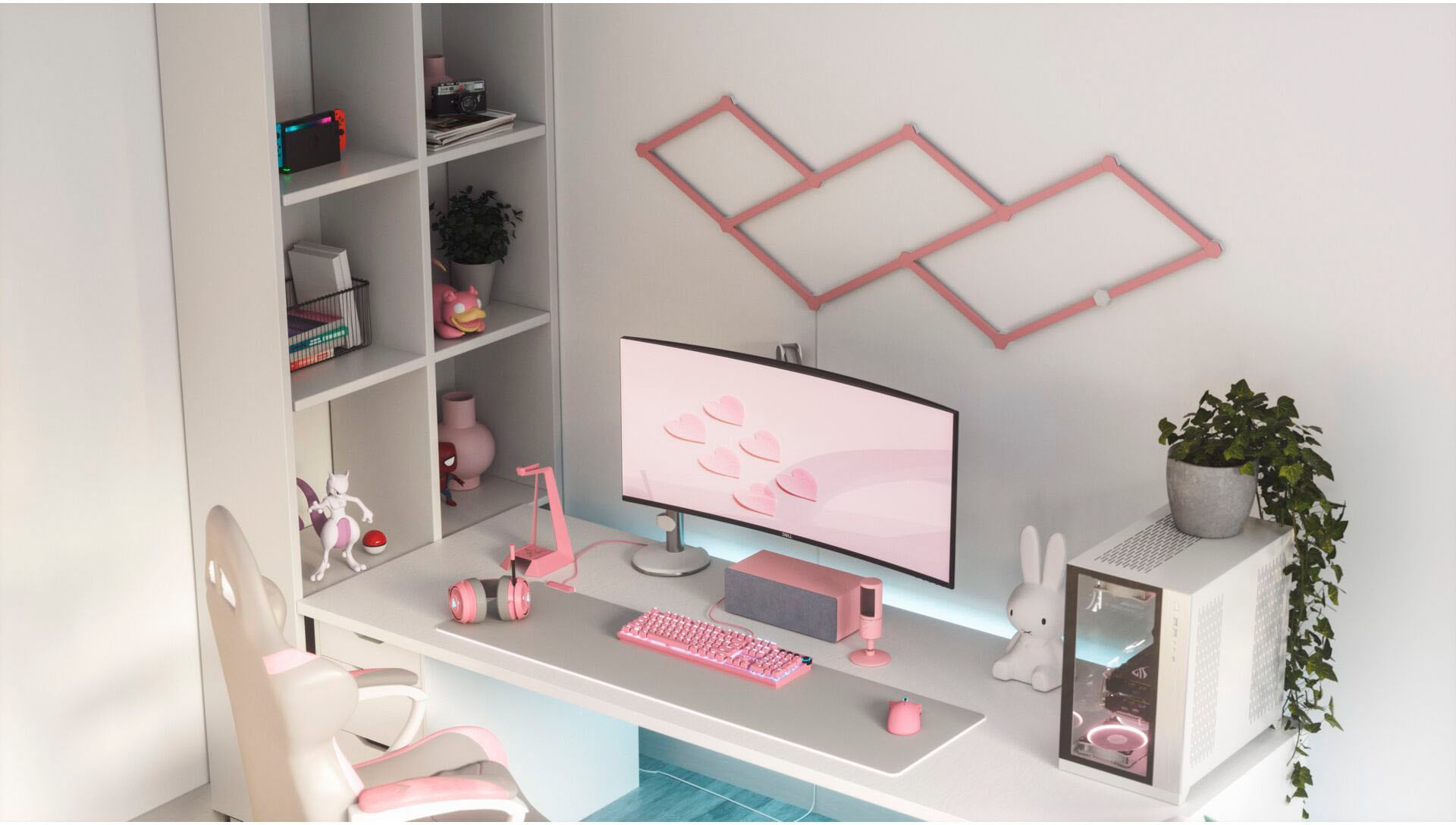 nanoleaf Dekolicht »Nanoleaf Lines Skin Matte 9pcs«, 9 PK Dekorative Verkleidung für die Nanoleaf Lines