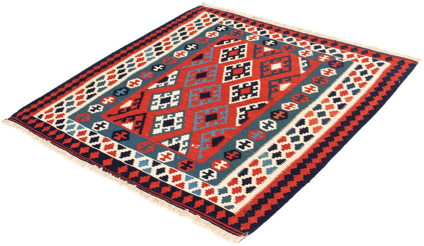 morgenland Wollteppich »Kelim - Oriental quadratisch - 104 x 103 cm - dunke günstig online kaufen