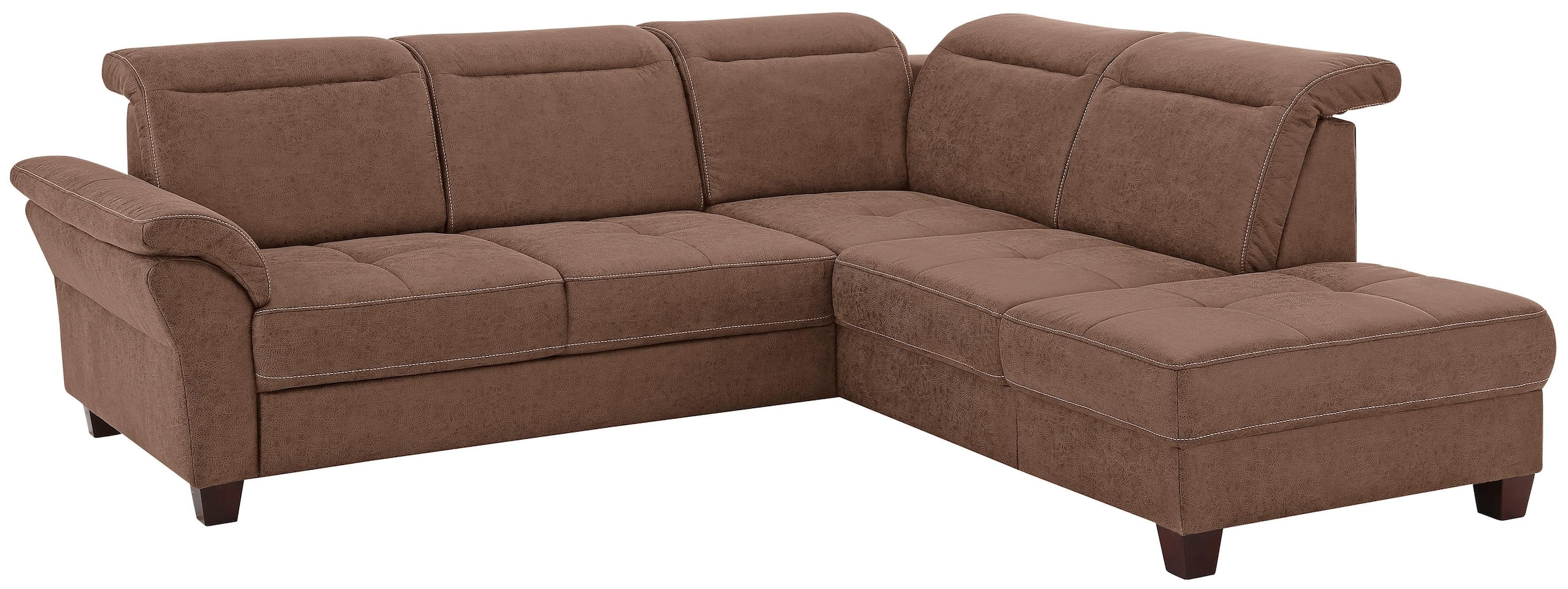 Home affaire Ecksofa »Solvei L-Form« wahlweise auch mit Kopfteilverstellung günstig online kaufen