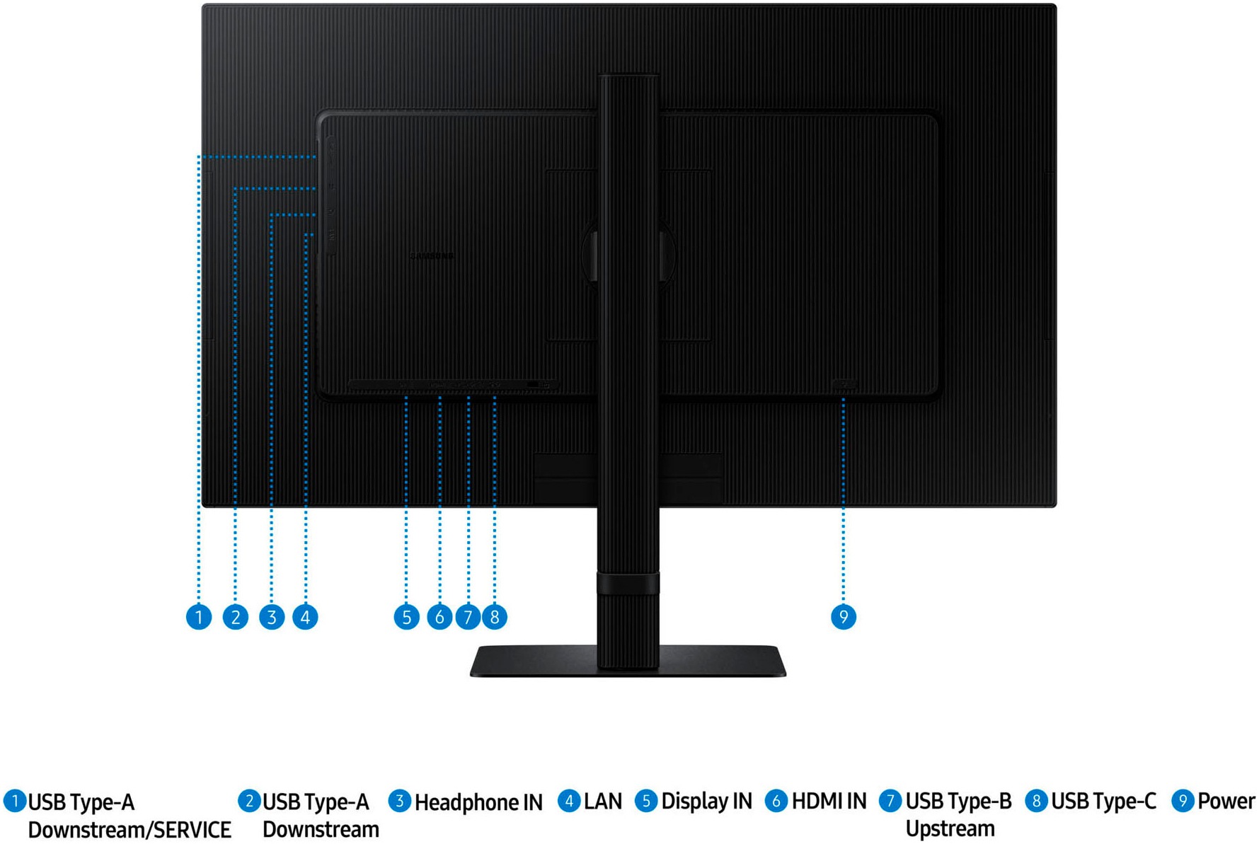 Samsung LED-Monitor »S80UD«, 68 cm/27 Zoll, 3840 x 2160 px, 4K Ultra HD, 5 ms Reaktionszeit, 60 Hz