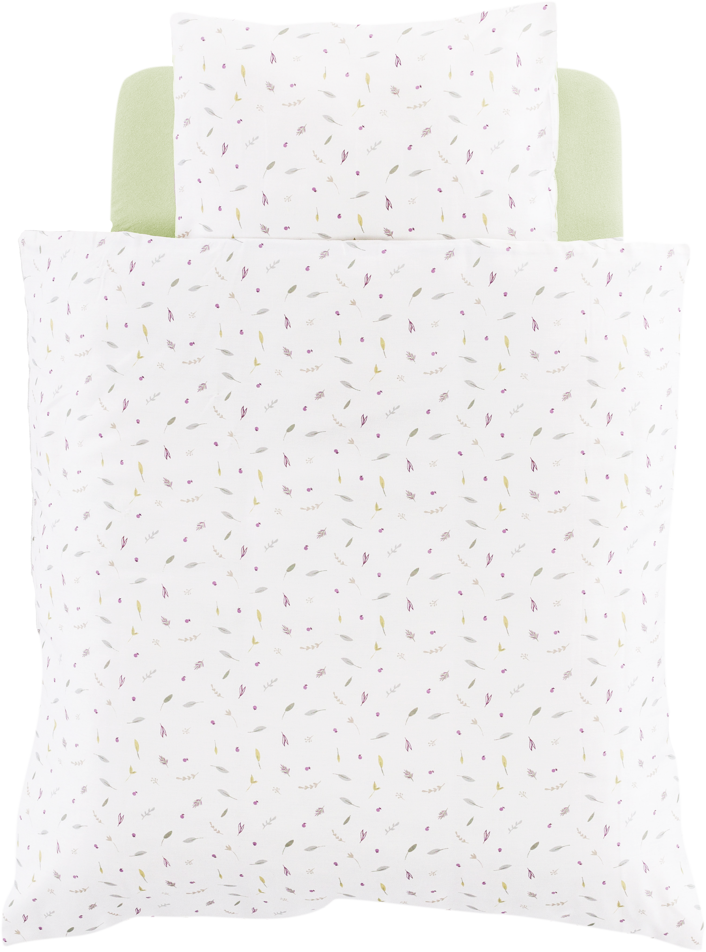 Träumeland Babybettwäsche »Zuhause« 2 Stk. tlg. mit Allover-Print günstig online kaufen