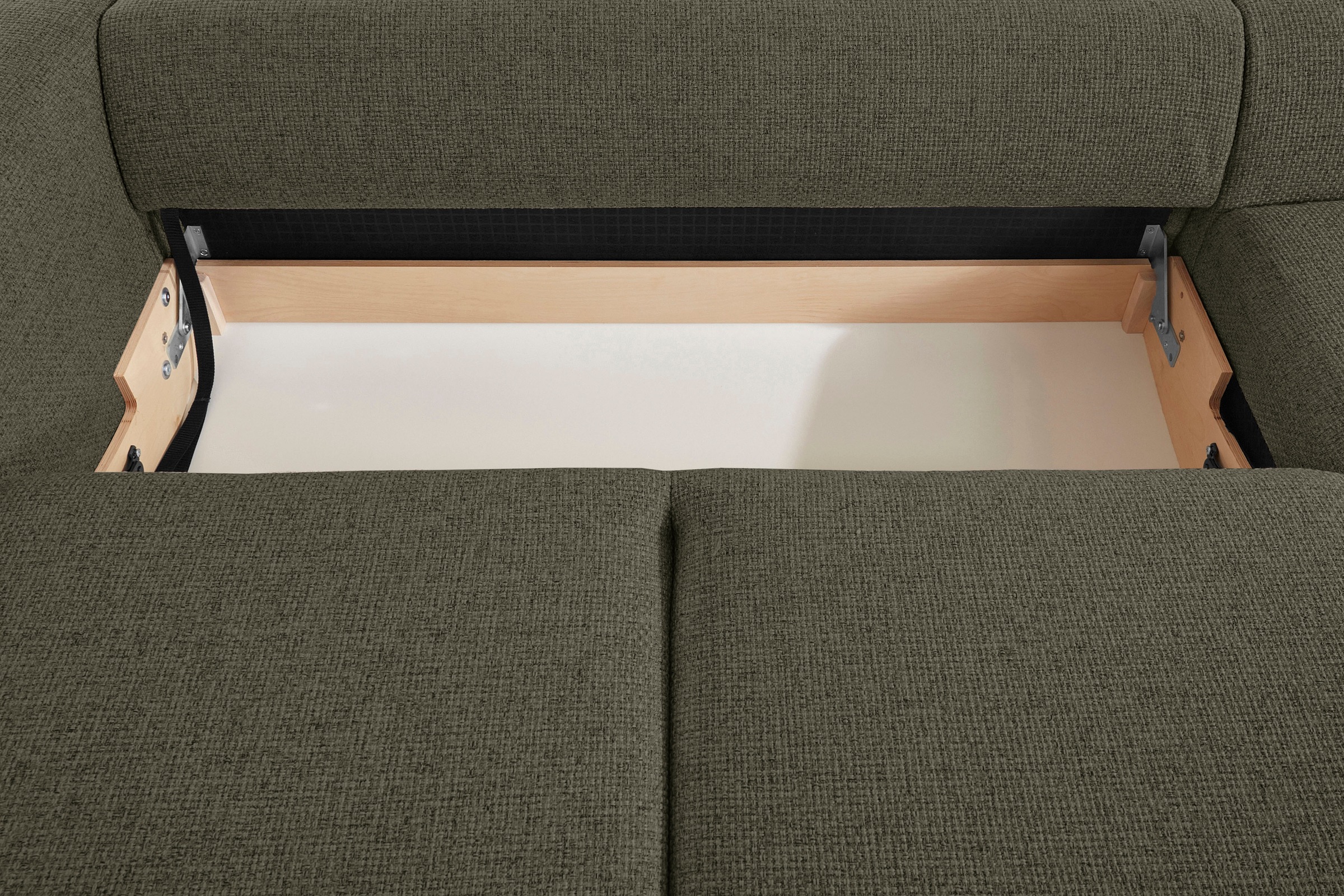 INOSIGN Ecksofa »Lumber Jack, elegant und bequem, Breite 280, hoher Fuß, L-Form«, in moderner Optik