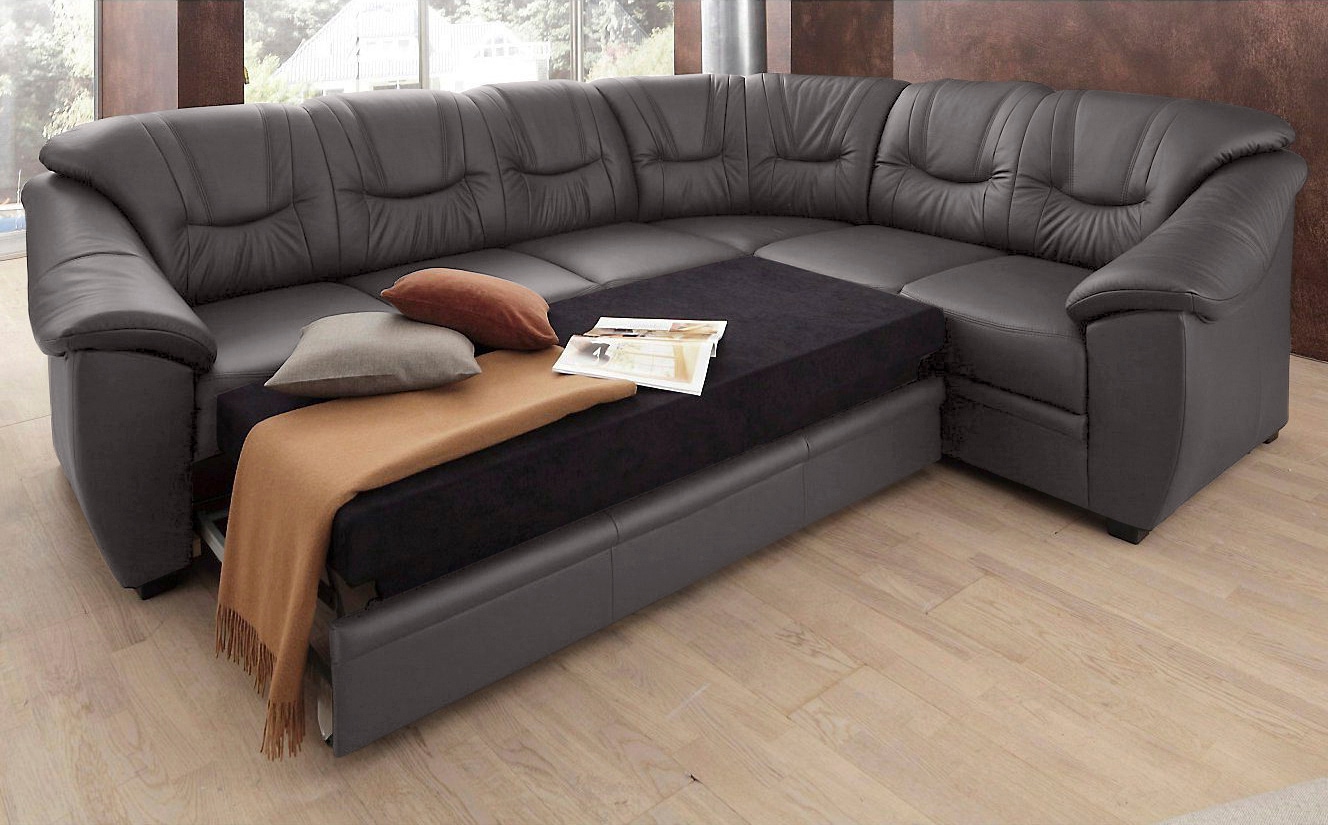 sit&more Ecksofa "Savona L-Form", wahlweise mit Bettfunktion, inklusive Fed günstig online kaufen