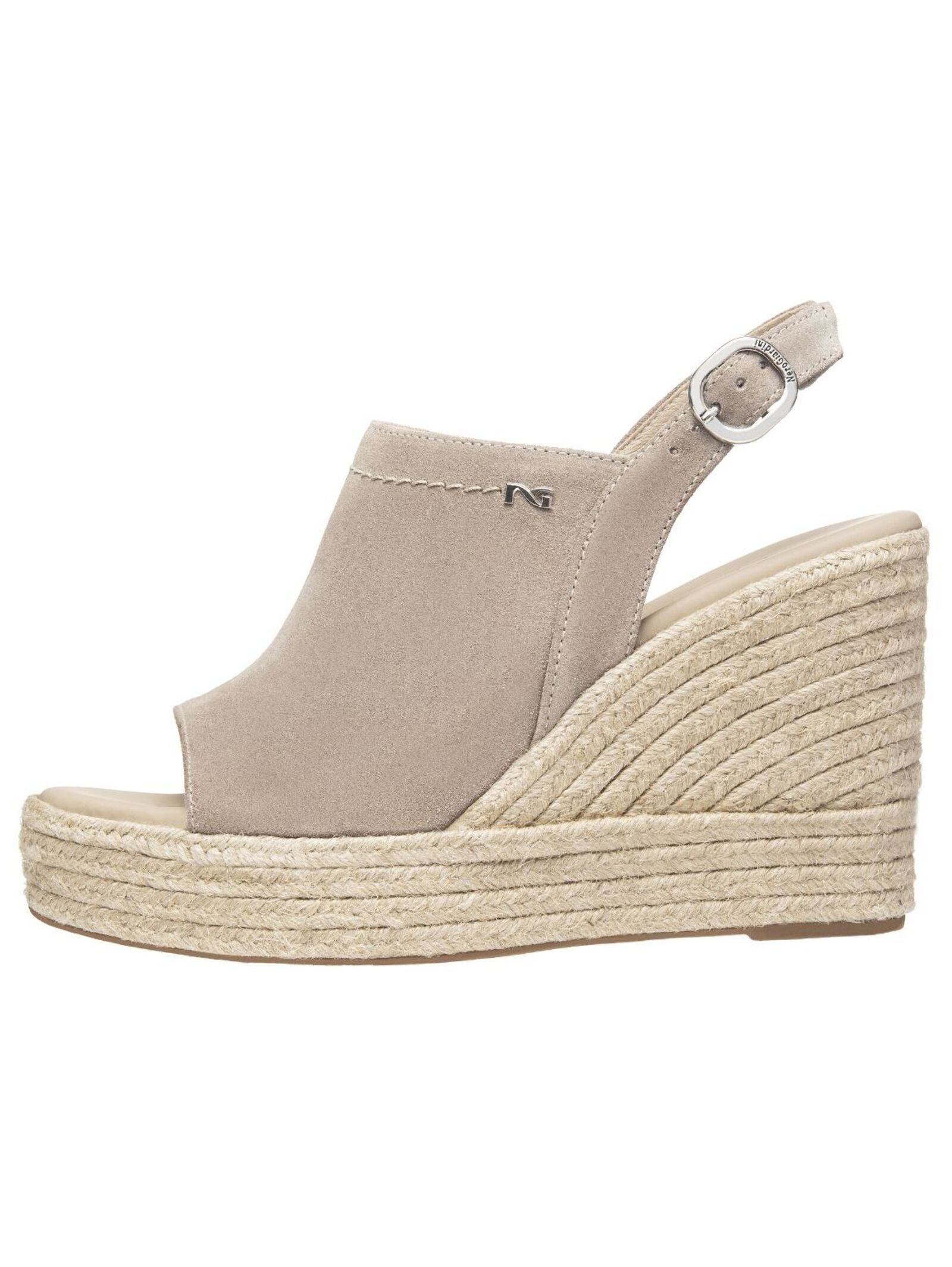 Nero Giardini Peeptoepumps »Nero Giardini Sandalen Veloursleder«