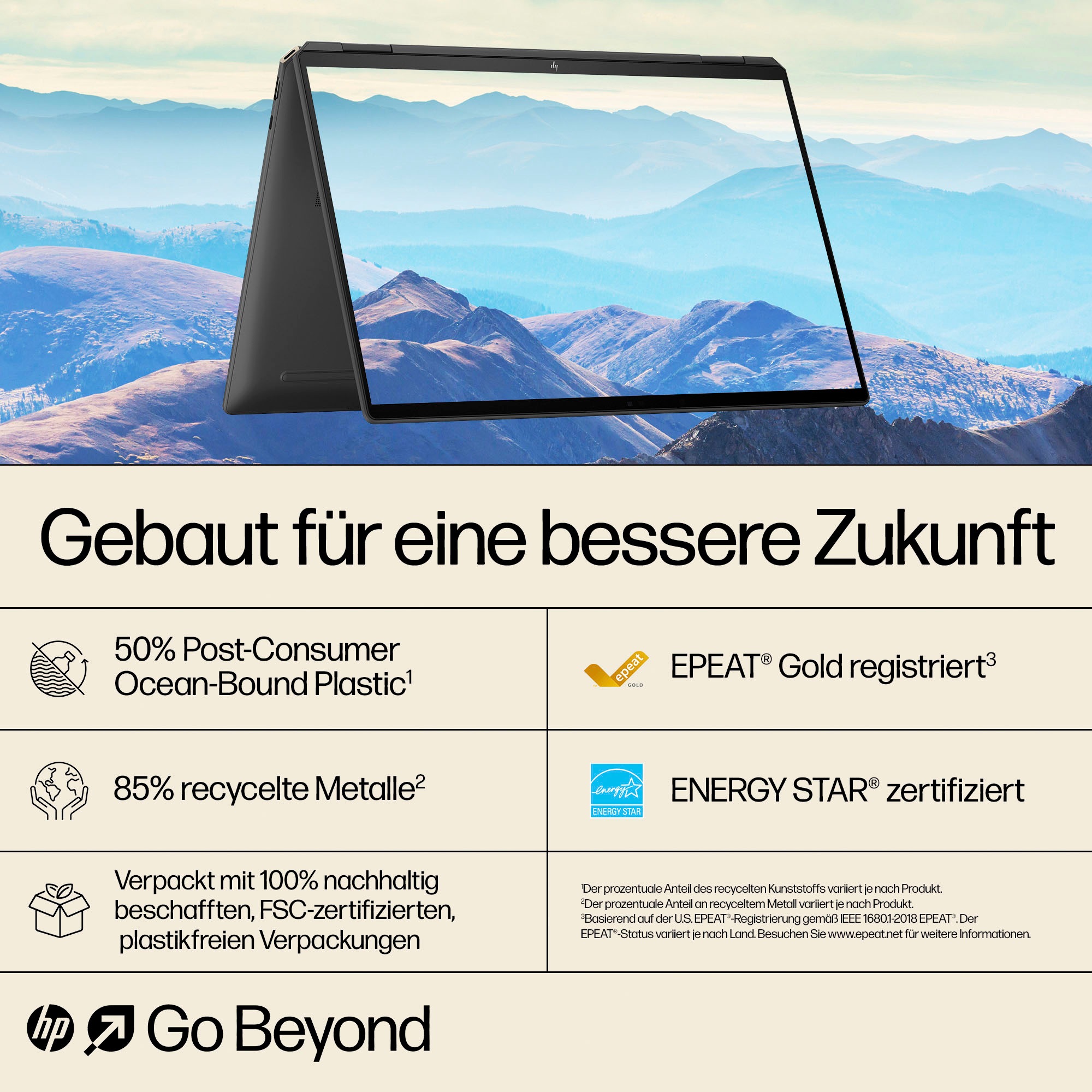 HP Convertible Notebook »Spectre 16-aa0078ng«, 40,6 cm, / 16 Zoll, Intel, Core Ultra 7, GeForce RTX 4050, 2000 GB SSD