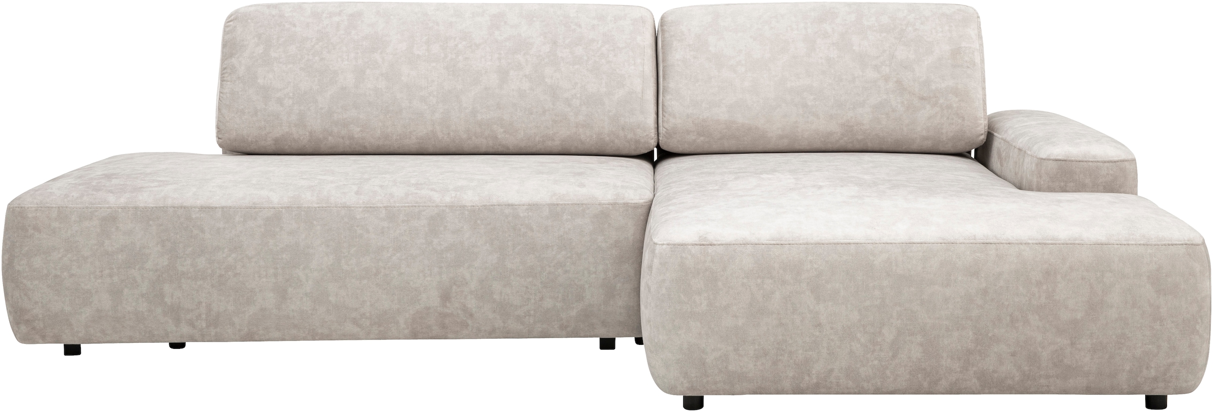 INOSIGN Ecksofa »TORGE, Schlafsofa Cord, Samtvelours u. Strukur fein, Couch günstig online kaufen