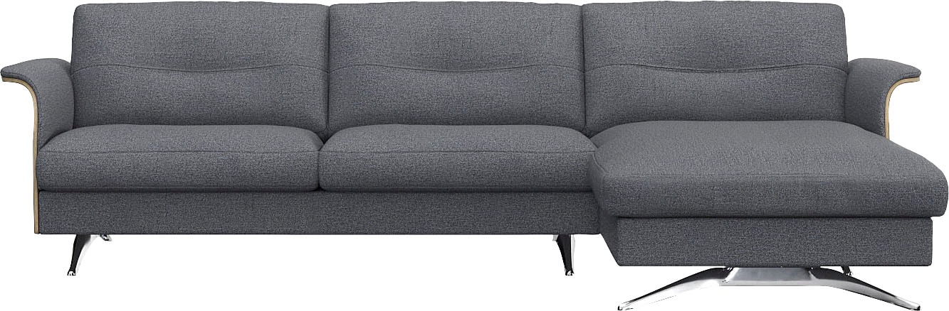 FLEXLUX Ecksofa »Glow bequem und komfortabel durch hochwertigen Sitzaufbau, günstig online kaufen