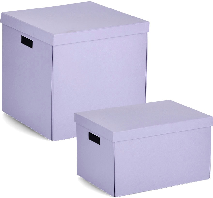 Aufbewahrungsbox, online Present Karton recycelter Zeller beschriftbar, (1 bestellen St.),