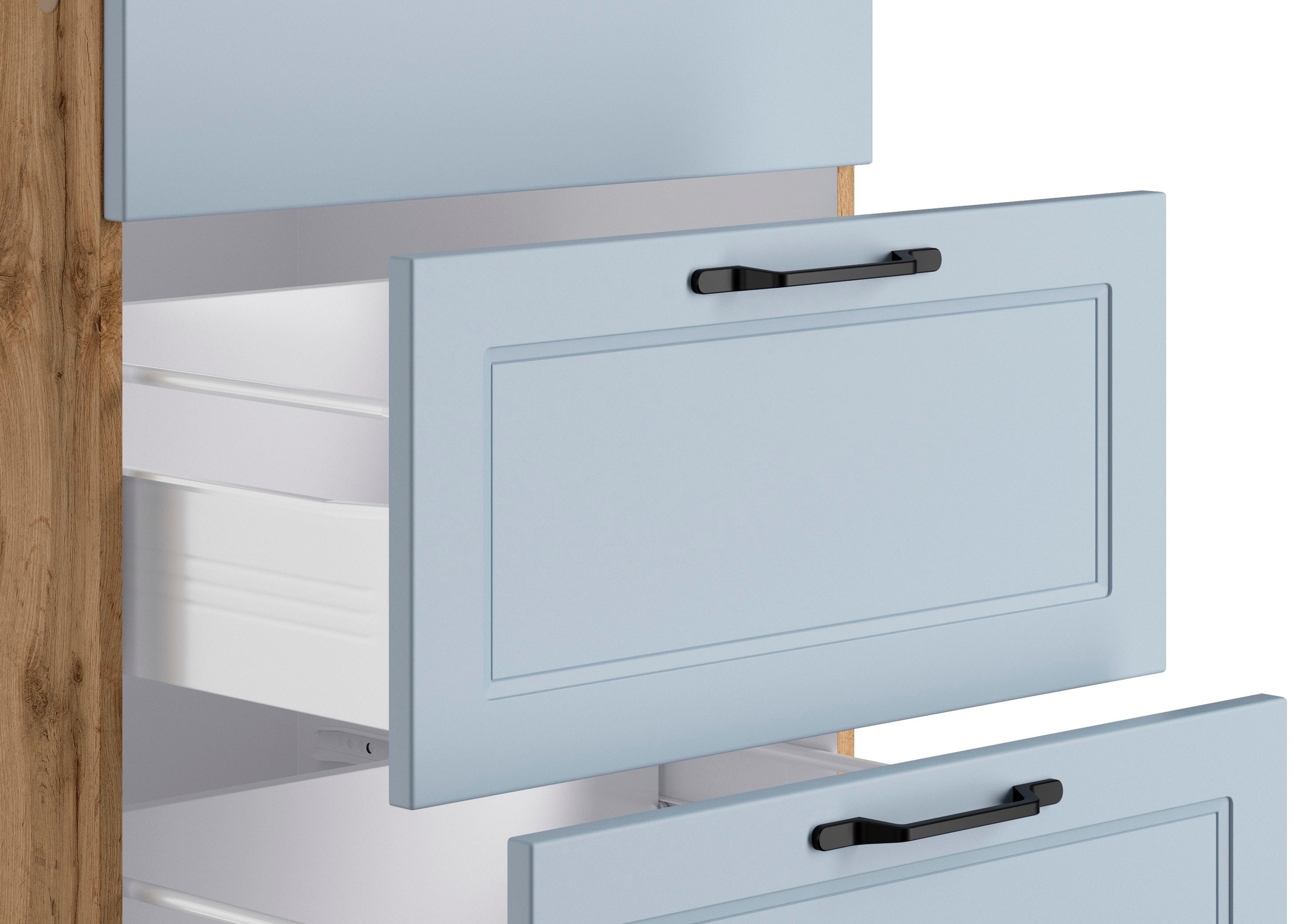KOCHSTATION Winkelküche »KS-Lana«, Stellbreite 240/440 cm, wahlweise mit E-Geräten