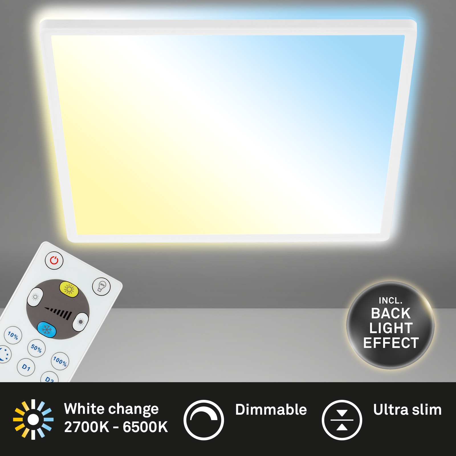 Briloner Leuchten LED Panel »SLIM«