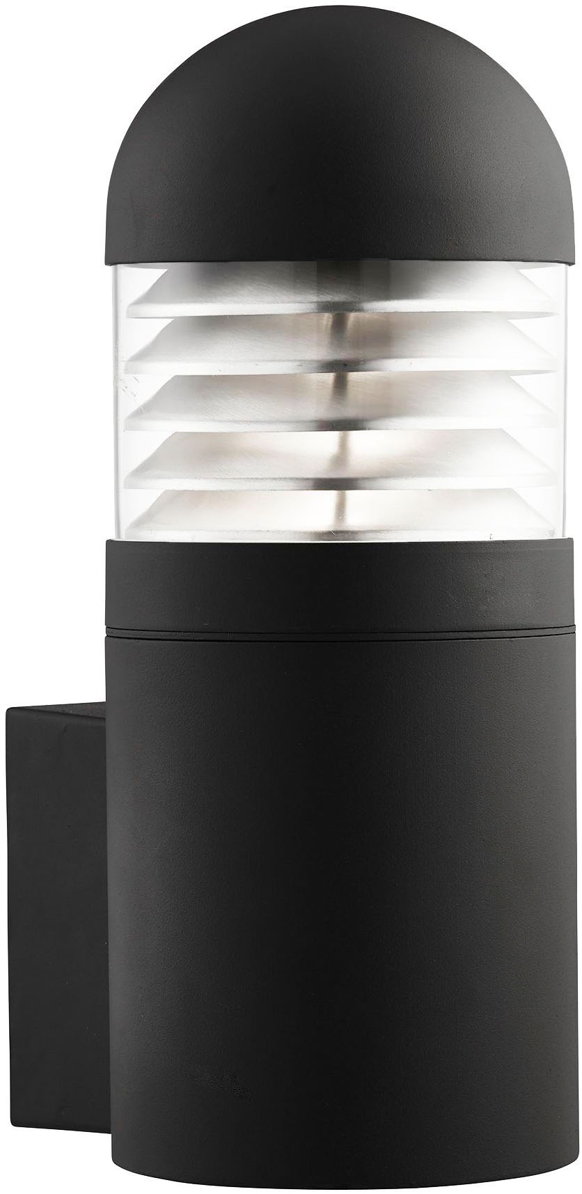 Searchlight Außen-Wandleuchte »Bronx Outdoor Wall Light-Black Metal, Clear günstig online kaufen