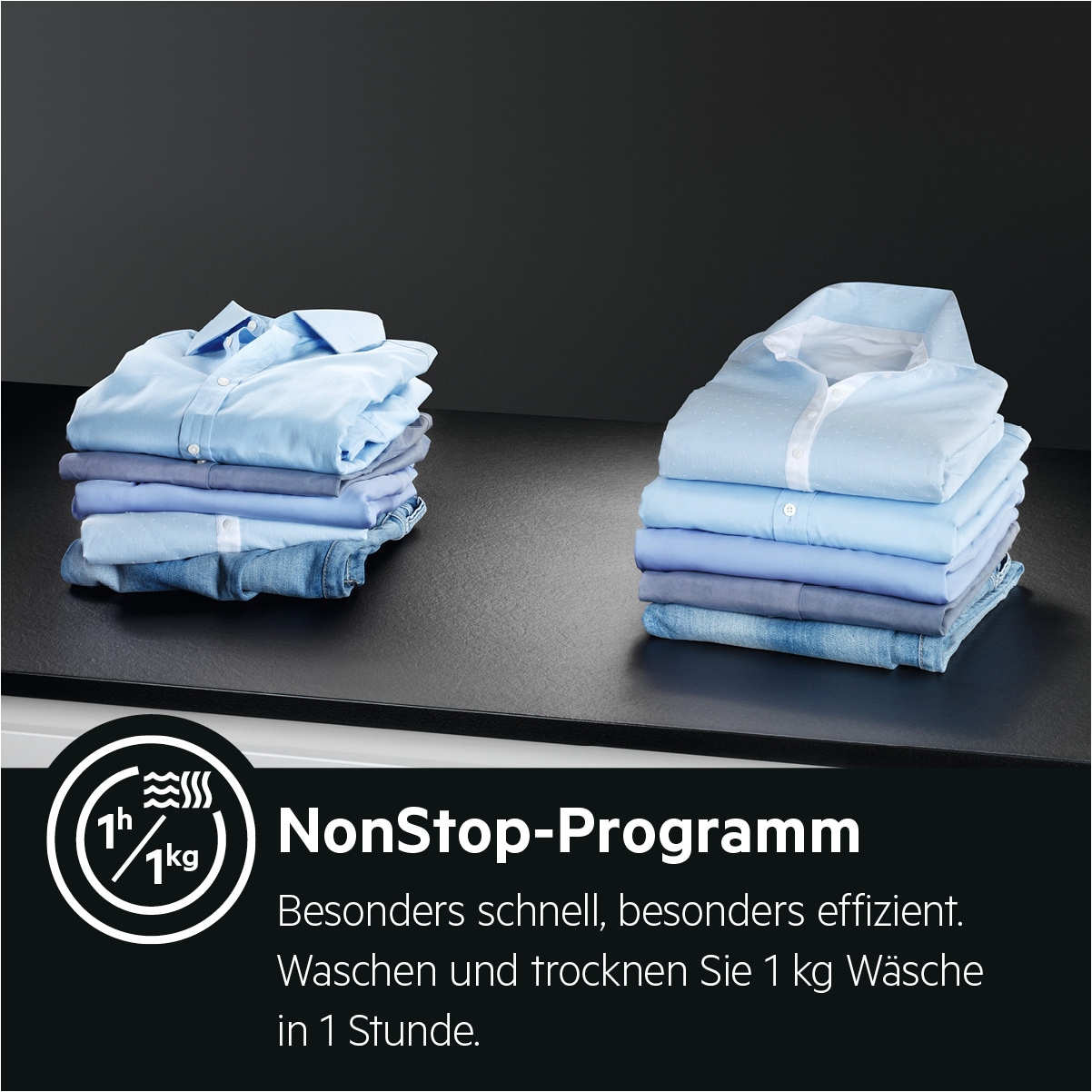 AEG Waschtrockner »L7WBA60680« Serie 7000 8 kg /5 kg 76 dB(A) ProSteam®: Auffrischen mit Dampf statt Waschen und 96 % Wasser sparen