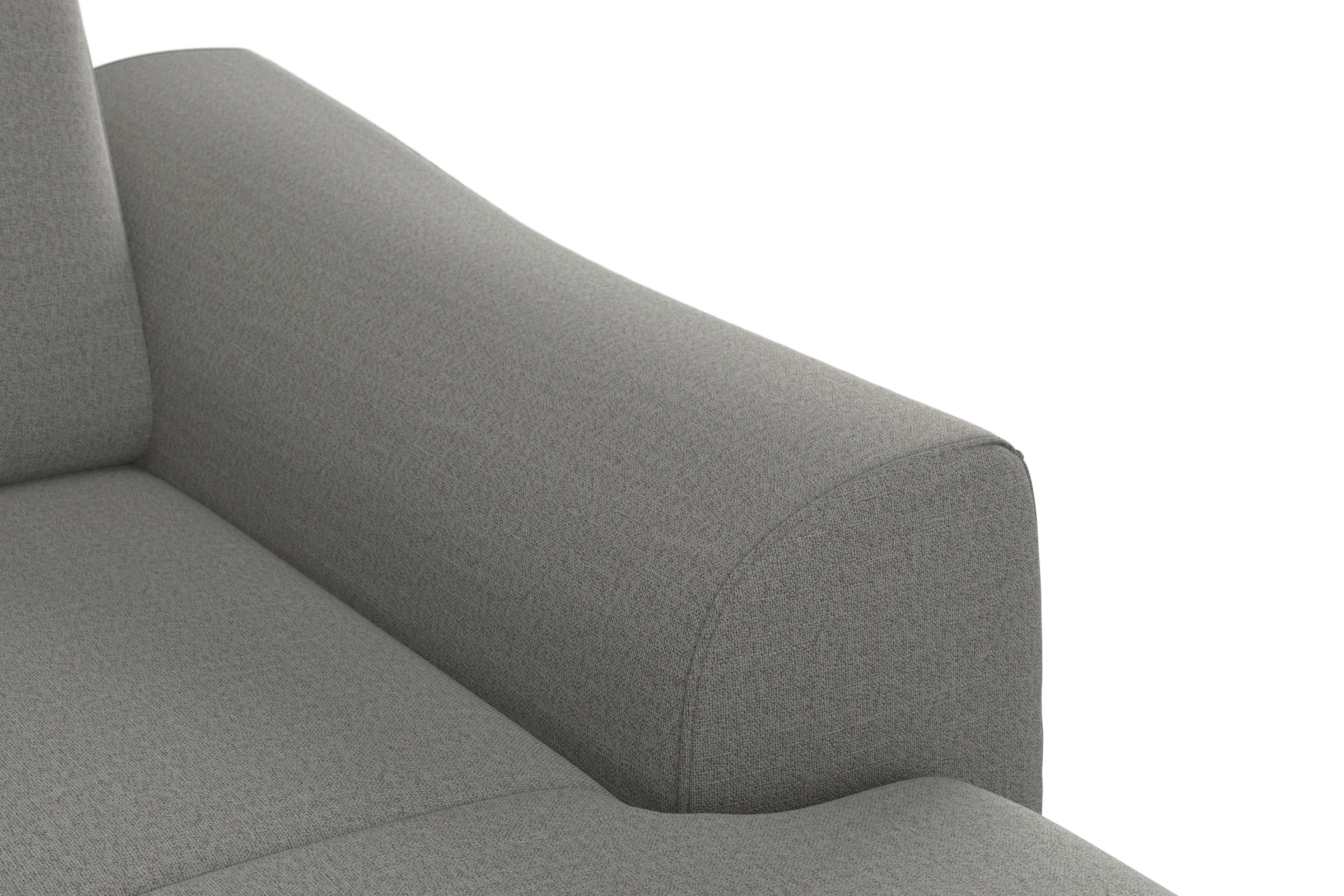 sit&more Wohnlandschaft »Dundee U-Form« mit Federkern und Edelstahlfüßen, wahlweise mit Kopfteilverstellung