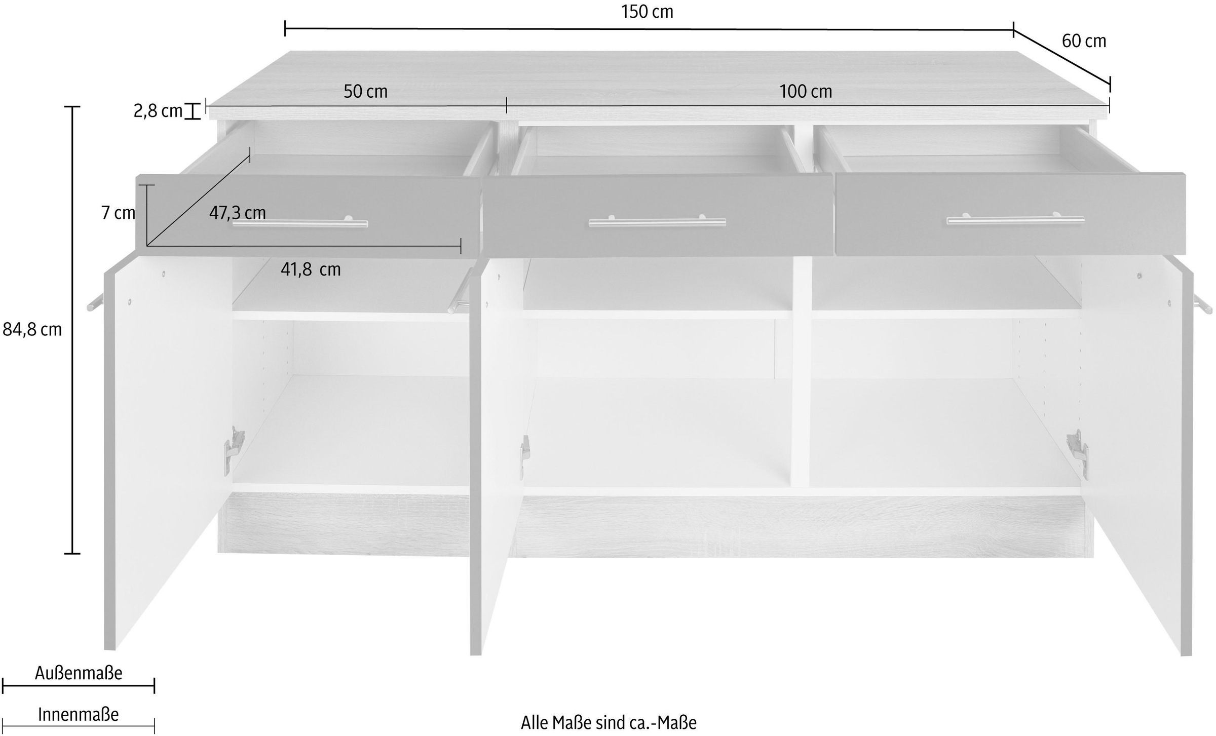 OPTIFIT Unterschrank »Tula«, Breite 150 cm