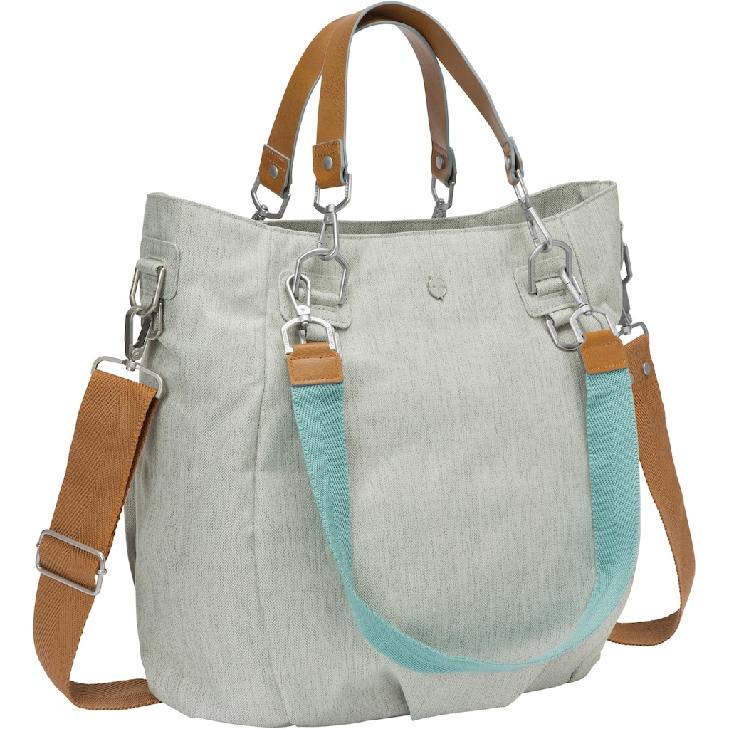 LÄSSIG Wickeltasche »Green Label, Mix'n Match Bag, Light Grey«, inklusive Wickelunterlage; zum Teil aus recyceltem Material