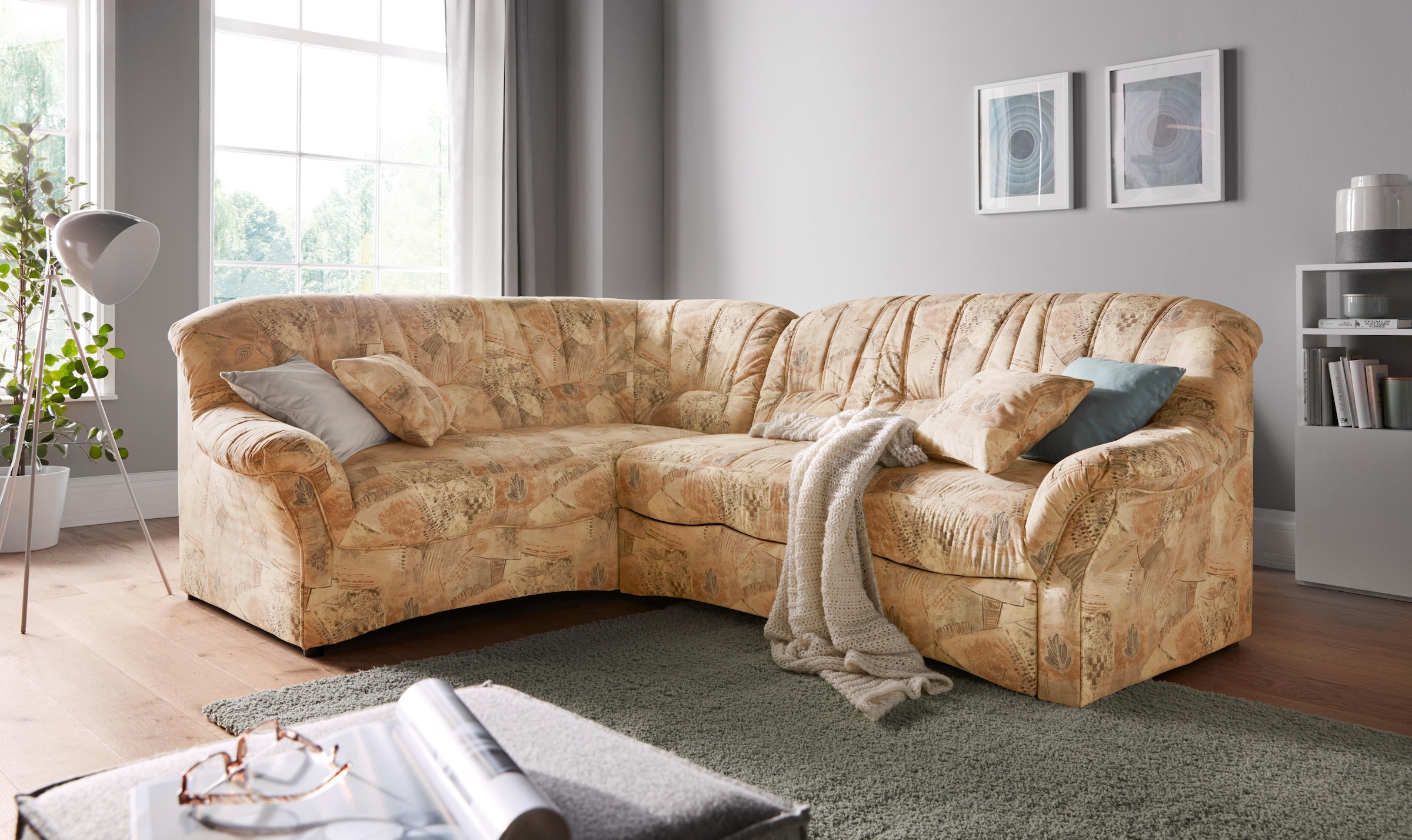 DOMO collection Ecksofa "Bahia L-Form", wahlweise mit Bettfunktion günstig online kaufen