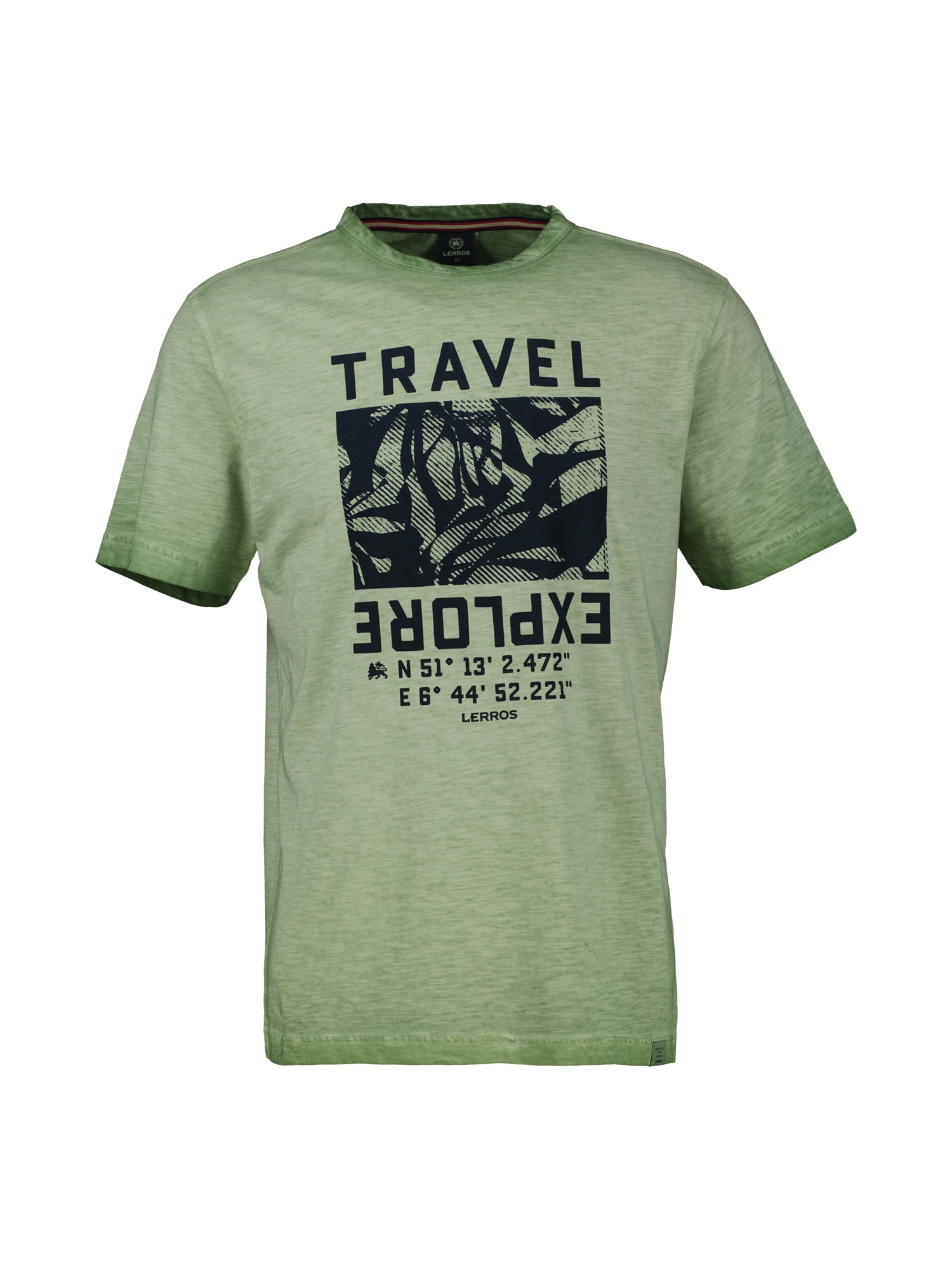 LERROS T-Shirt »Modisches Herren T-Shirt mit Brustprint«