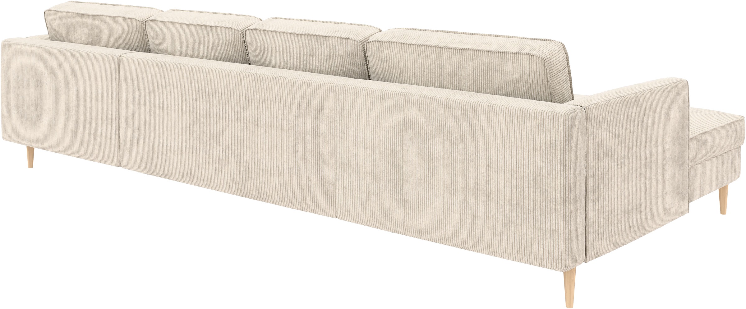 Home affaire Wohnlandschaft »Booster Couch wahlweise mit Schlaffunktion und Bettkasten-auch in Cord«, Sofa in U-Form, Breite 305 cm