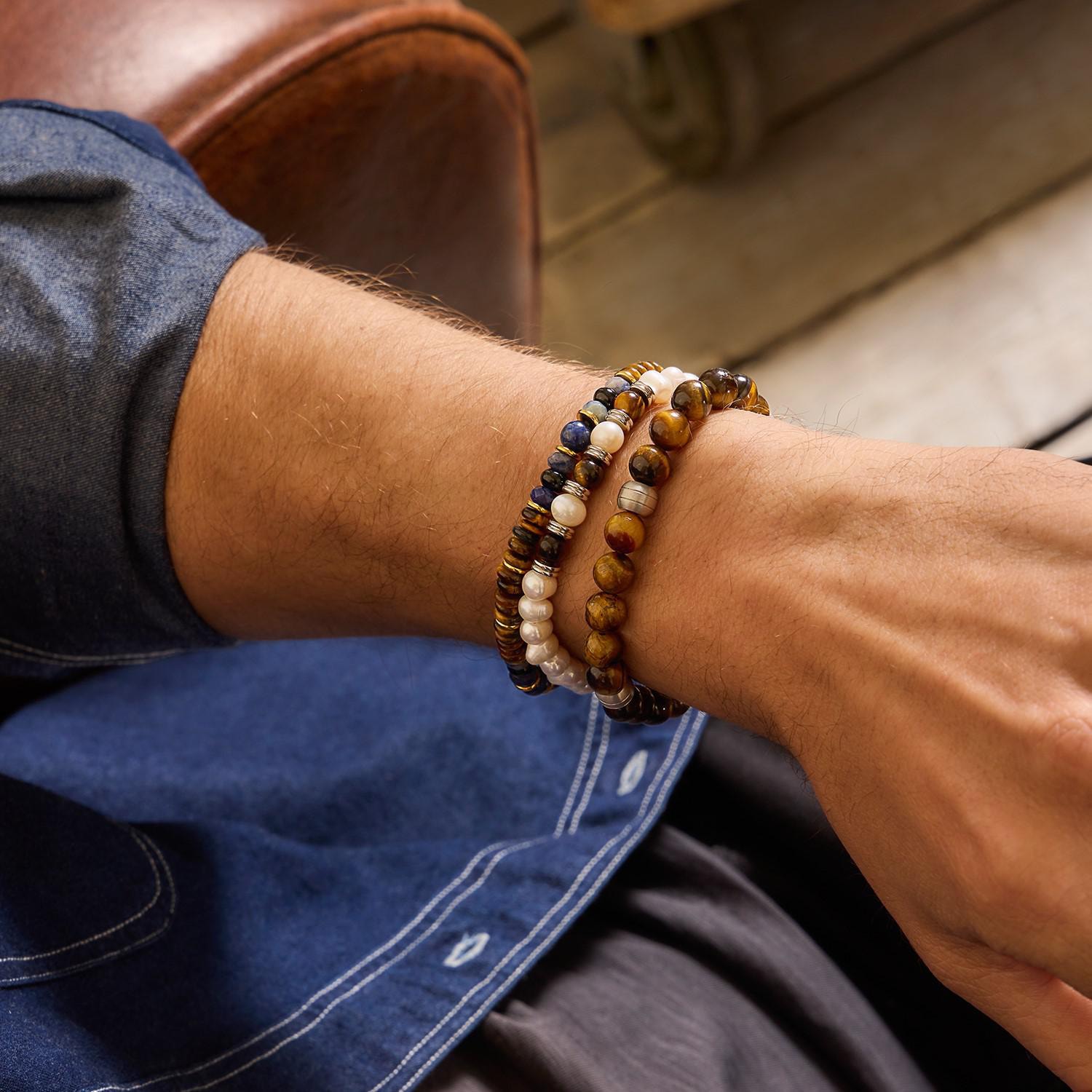 Amor Armband mit Tigerauge