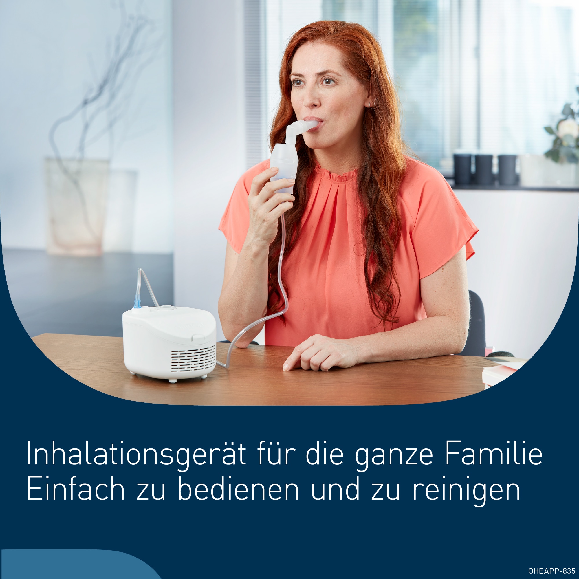 Omron Inhalationsgerät »X101 Easy zur effektiven Behandlung von Atemwegserkrankungen« für Erwachsene & Kinder, zur Behandlung der unteren & oberen Atemwege