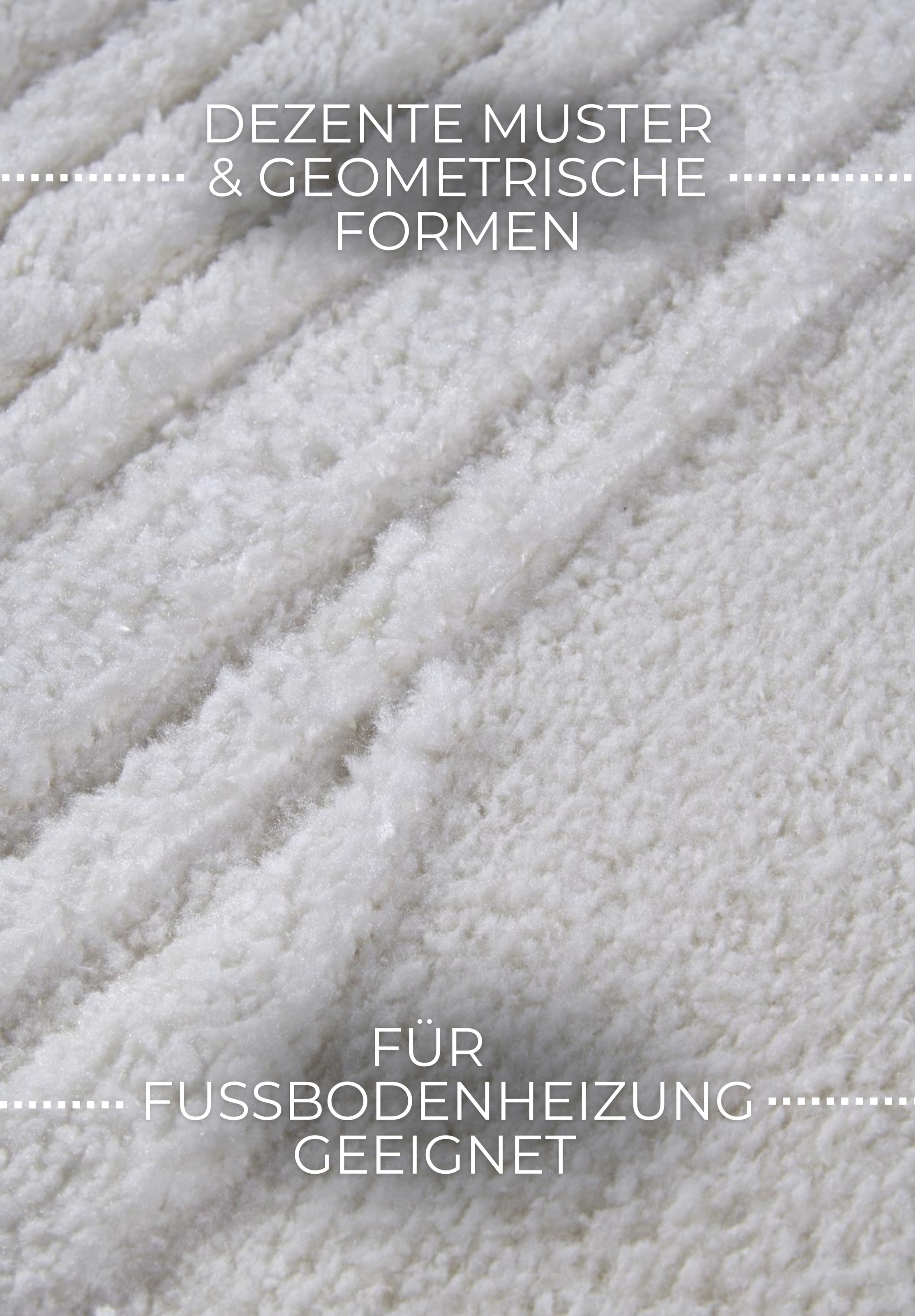 ELLE DECORATION Hochflor-Teppich »Bartoux«, rechteckig, 18 mm Höhe, Hochflor, Shaggy, flauschig, weich, Langflor, modern, Hoch Tief Effekt