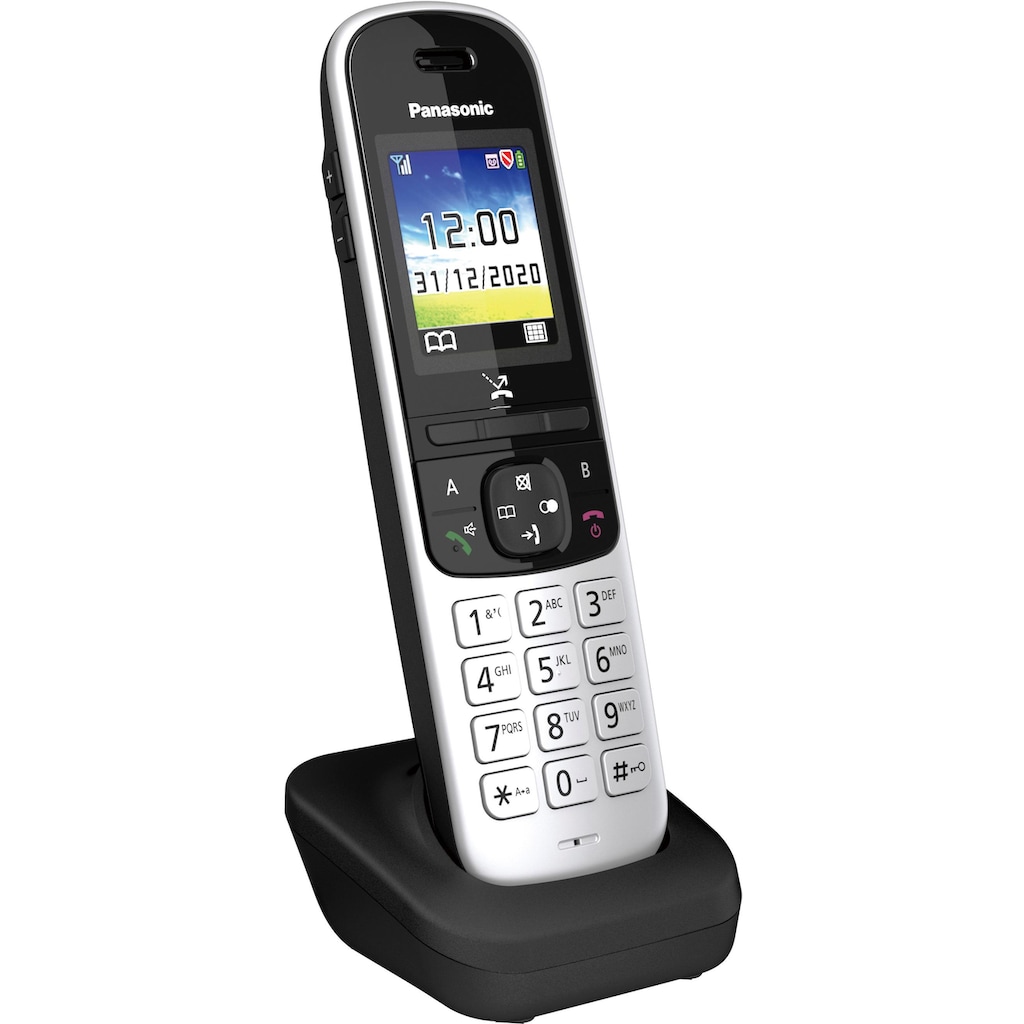 Panasonic Schnurloses DECT-Telefon »KX-TGH723 Trio«, (Mobilteile: 3), mit Anrufbeantworter