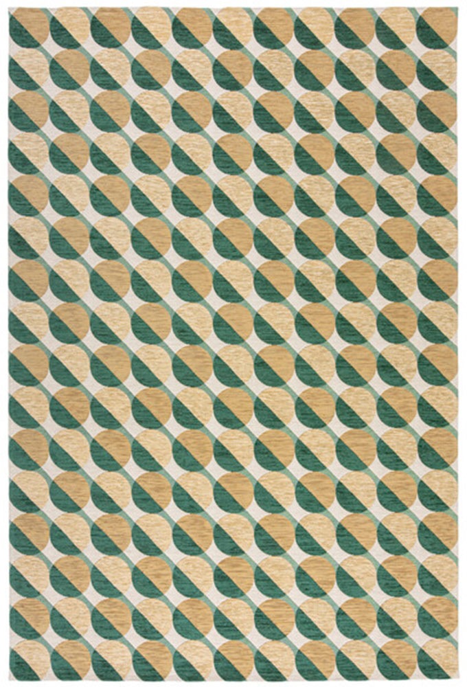 FLAIR RUGS Teppich »Carlos Geo«, rechteckig, 1 mm Höhe, fußbodenheizungsgeeignet